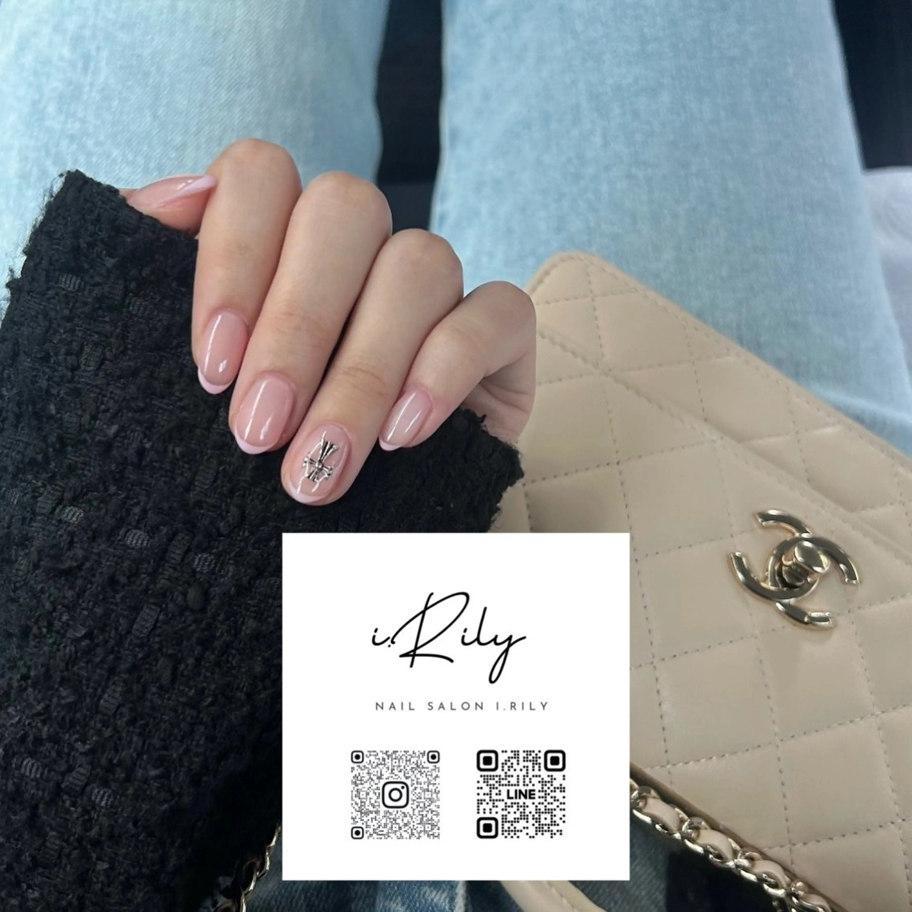 ネイル フレンチネイル ハンドネイル i.Rily. Okamotoのネイルデザイン