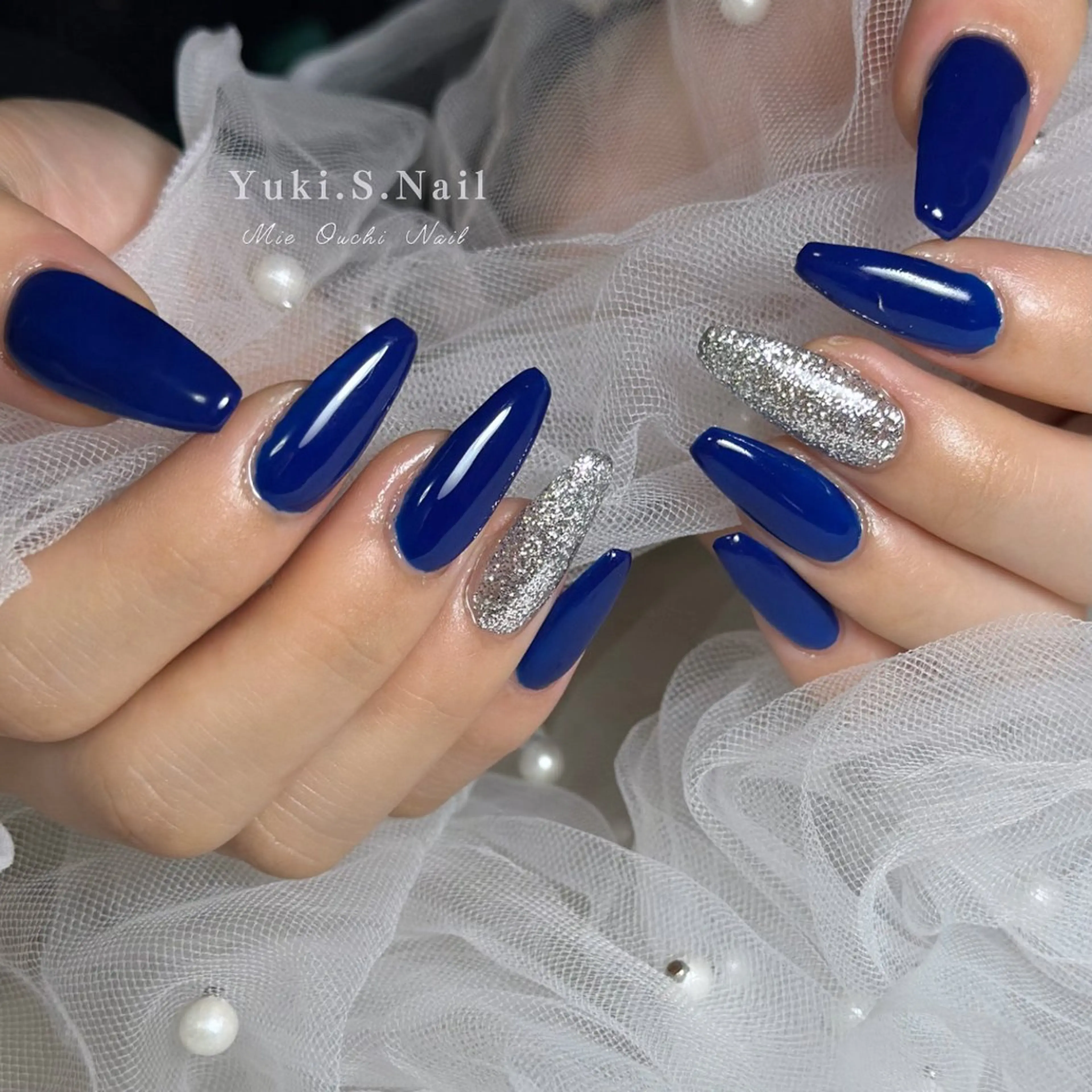 ロング ハンドネイル Yuki S.Nailのネイルデザイン