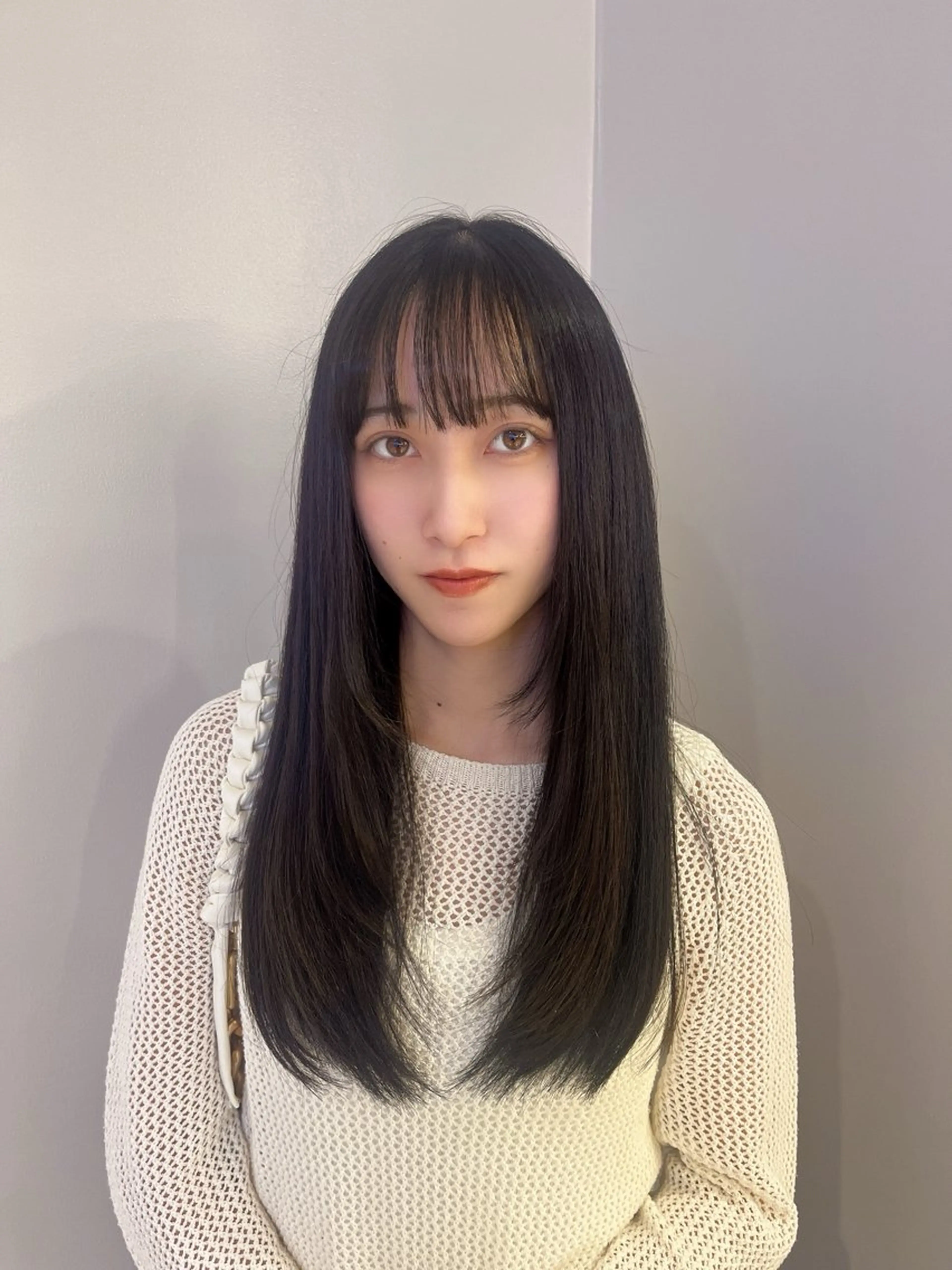 セミロング ブリーチカラー うたのヘアスタイル