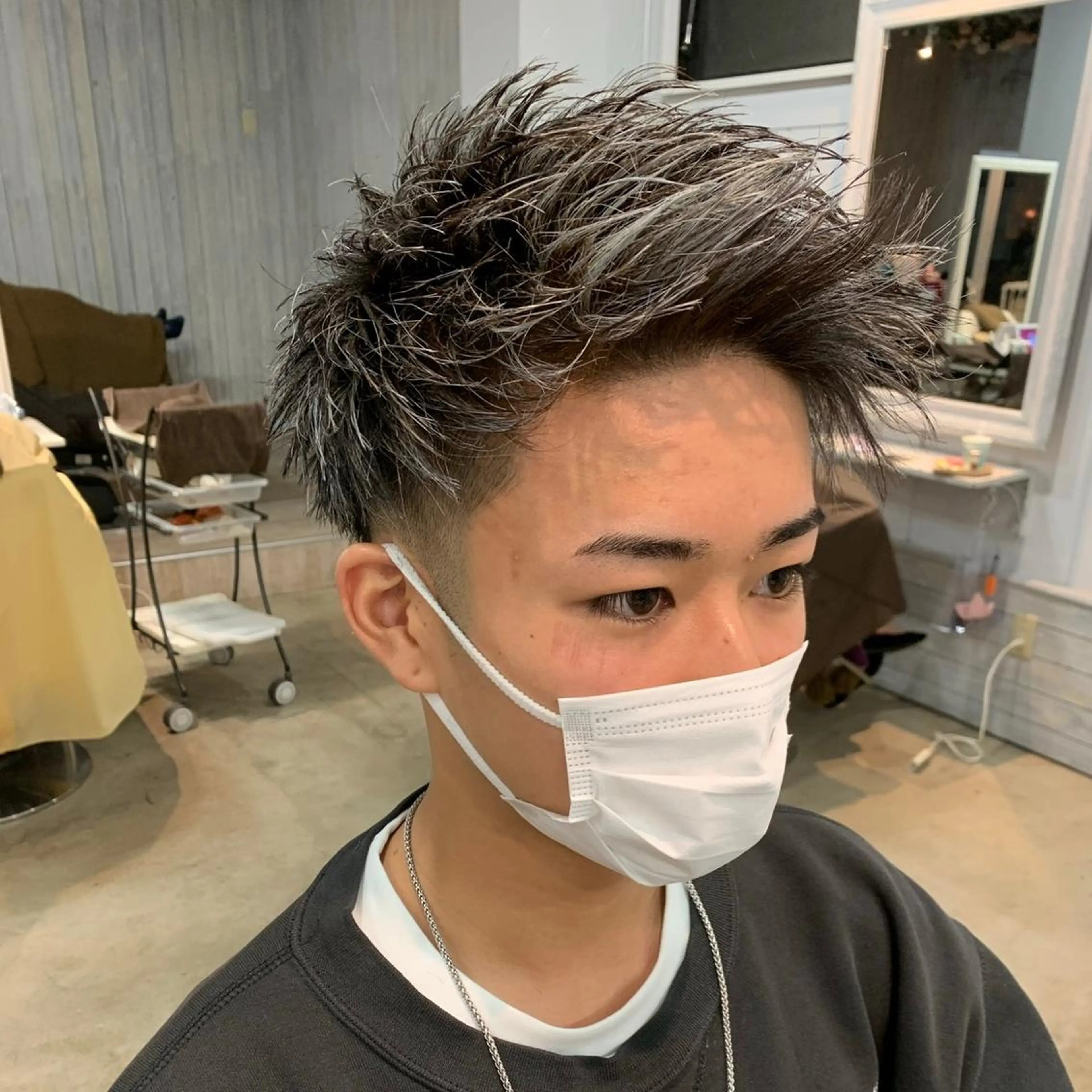 カラー メンズ カット ヘアカラー 🔥メンズカット＋パ ーマ🔥菊池一真のヘアスタイル