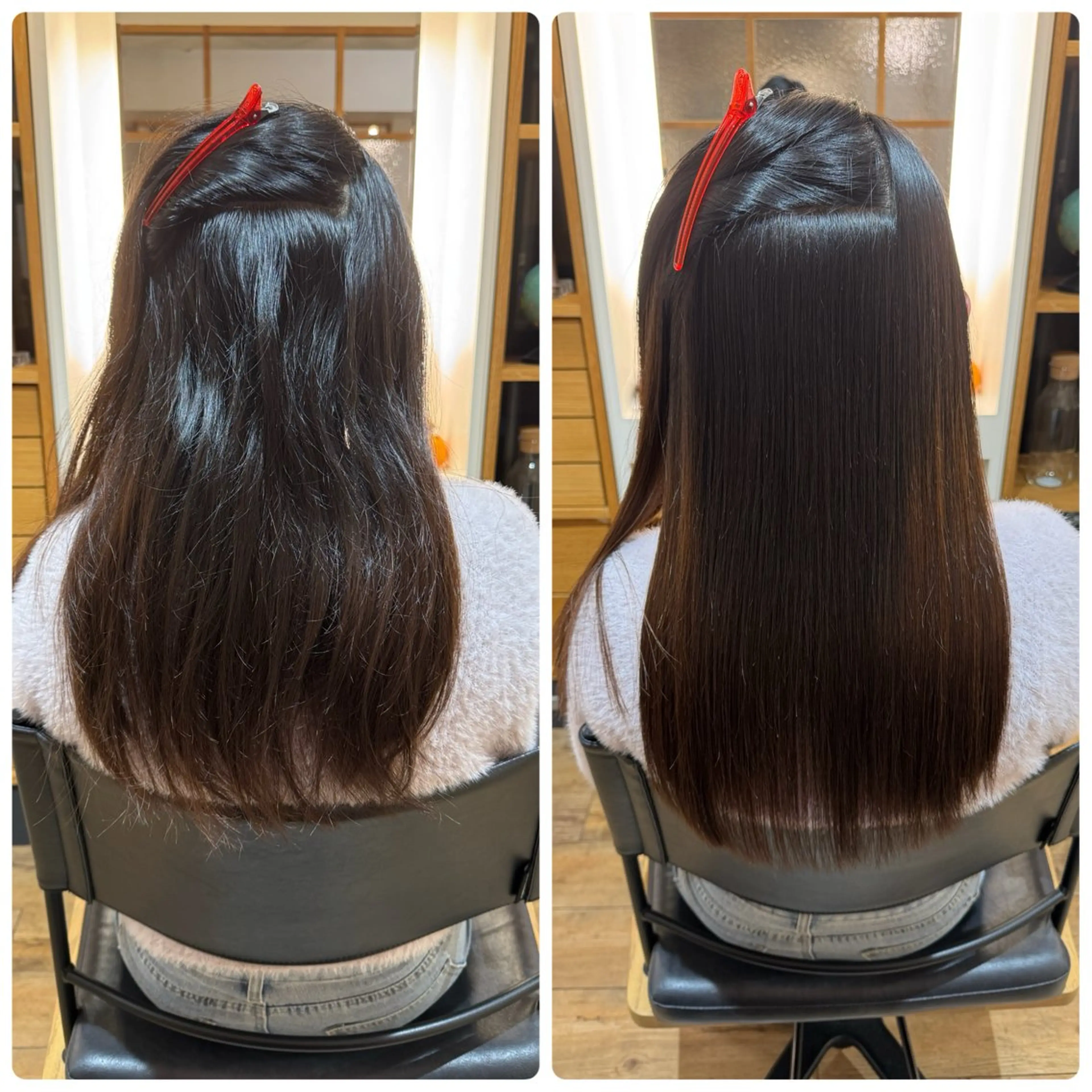 セミロング カット 縮毛矯正 トリートメント afloatkobe所属・美髪/髪質改善 川口凌弥のヘアスタイル