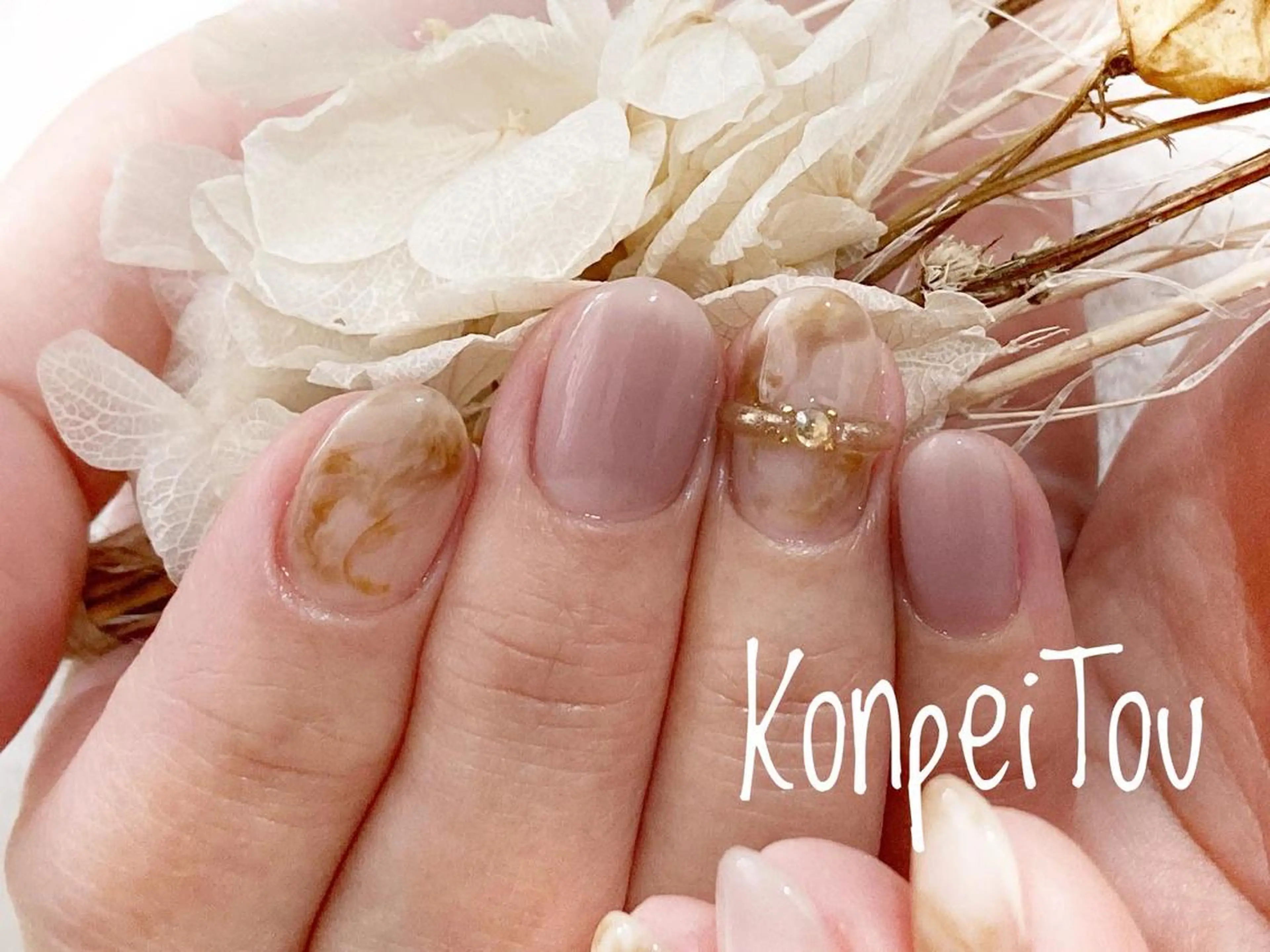 ネイル ハンドネイル おうちのネイルサロン　konpeiTou〜こんぺいとう〜所属・おうちのネイルサロン KonpeiTouのネイルデザイン