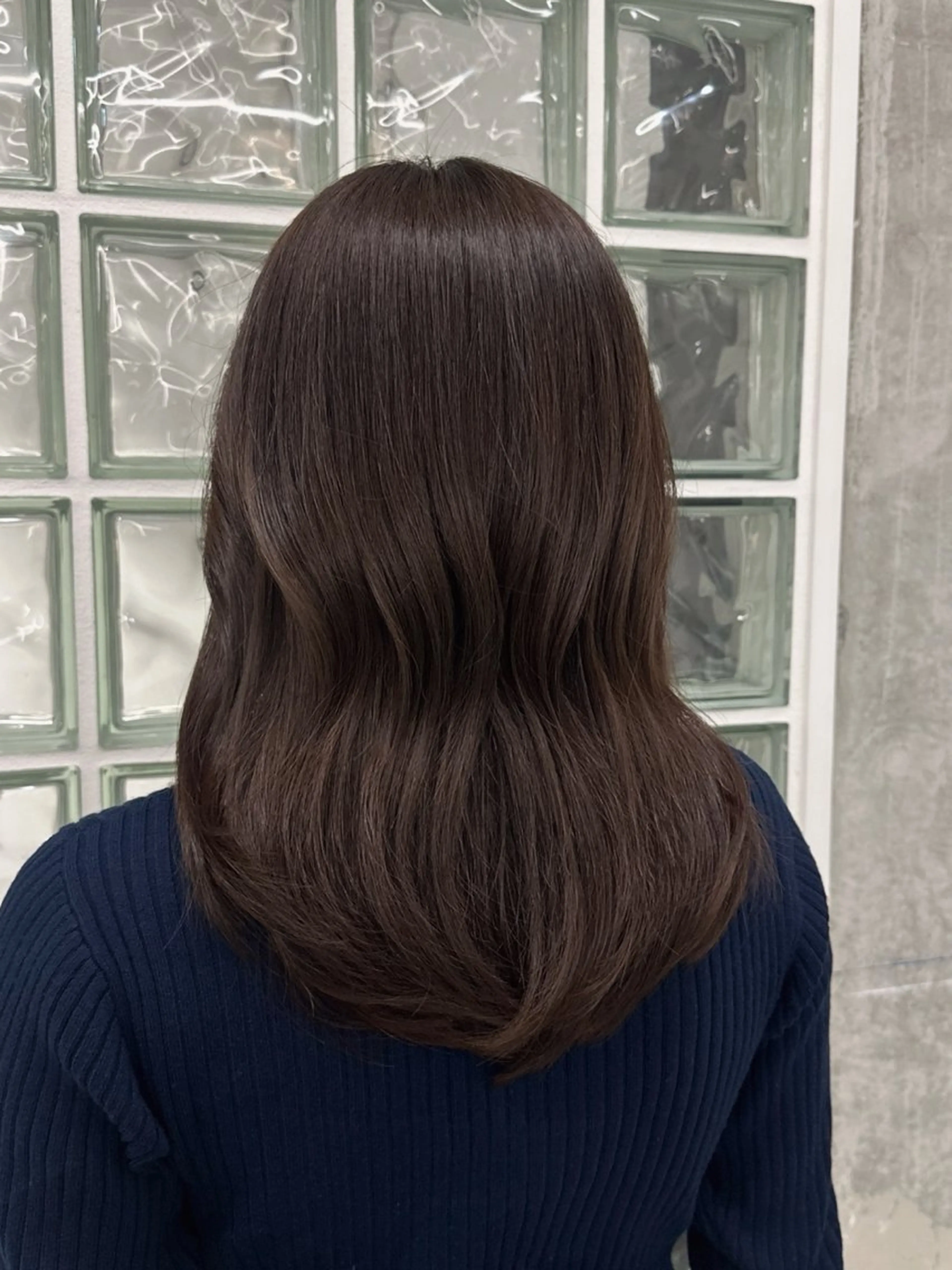 カラー ヘアカラー トリートメント ヘアセット 秋永 鈴のヘアスタイル