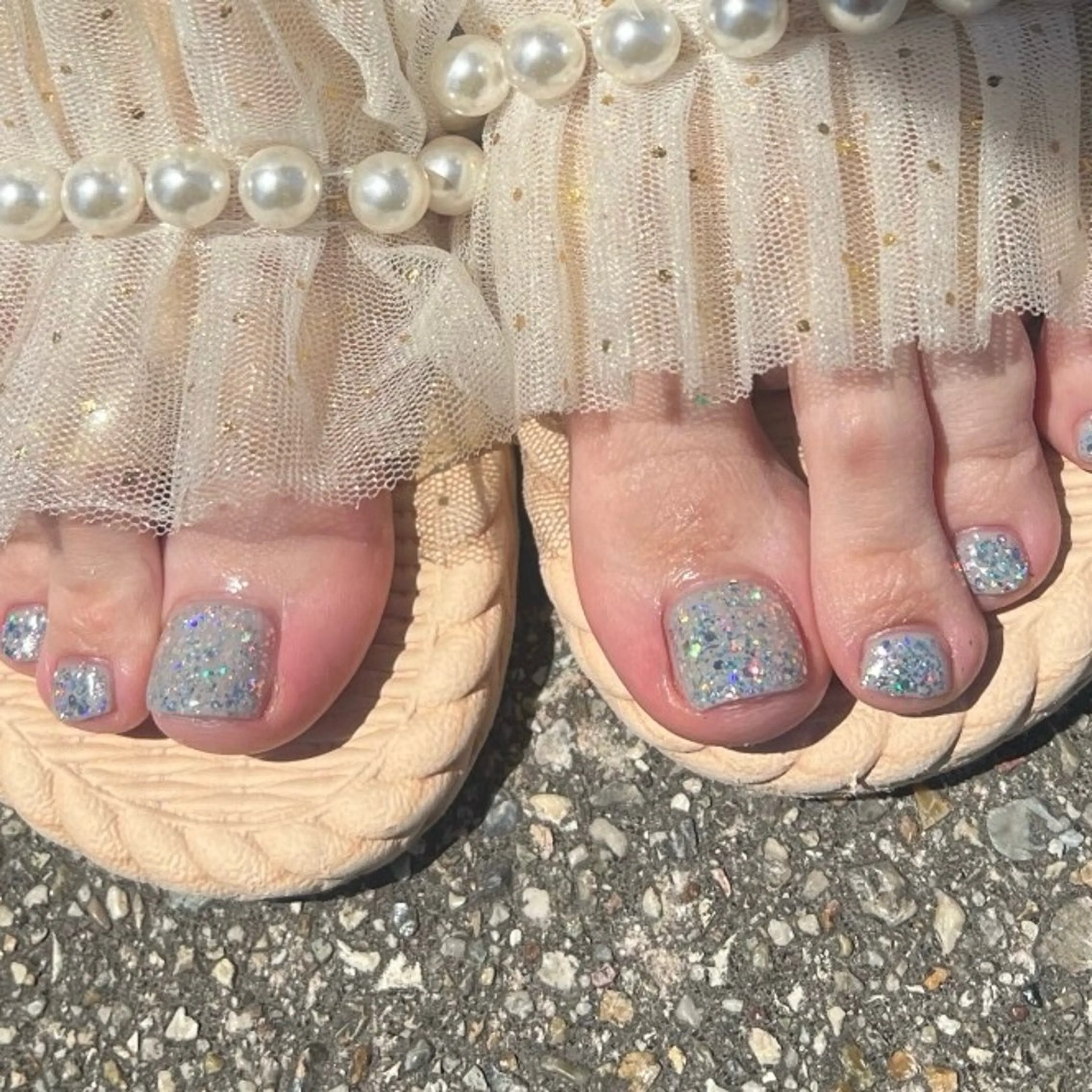 ネイル ラメ(グリッター) nails Lazosのネイルデザイン