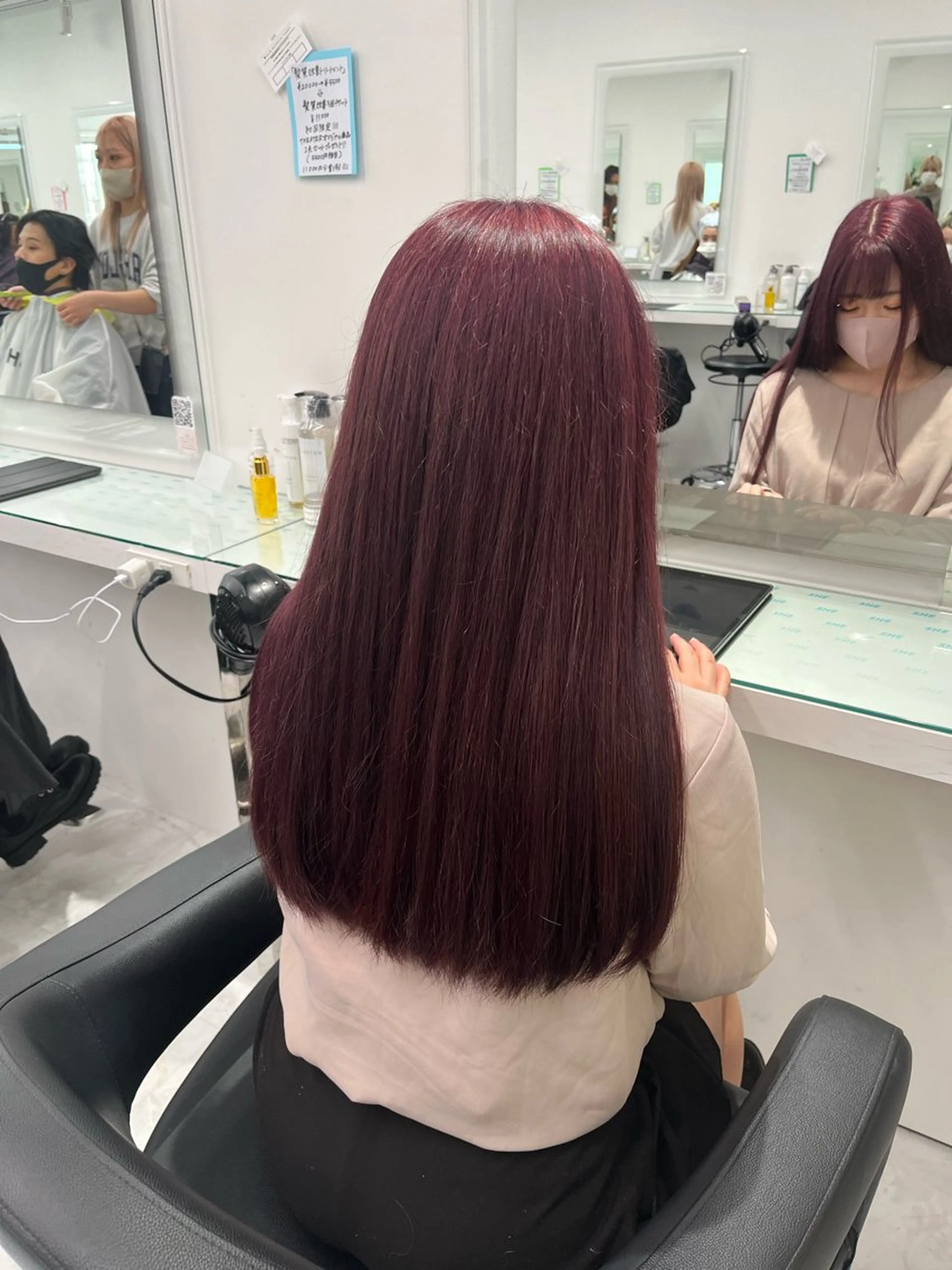カラー ヘアカラー トリートメント ブリーチなし透明感 💗RYOTAのヘアスタイル