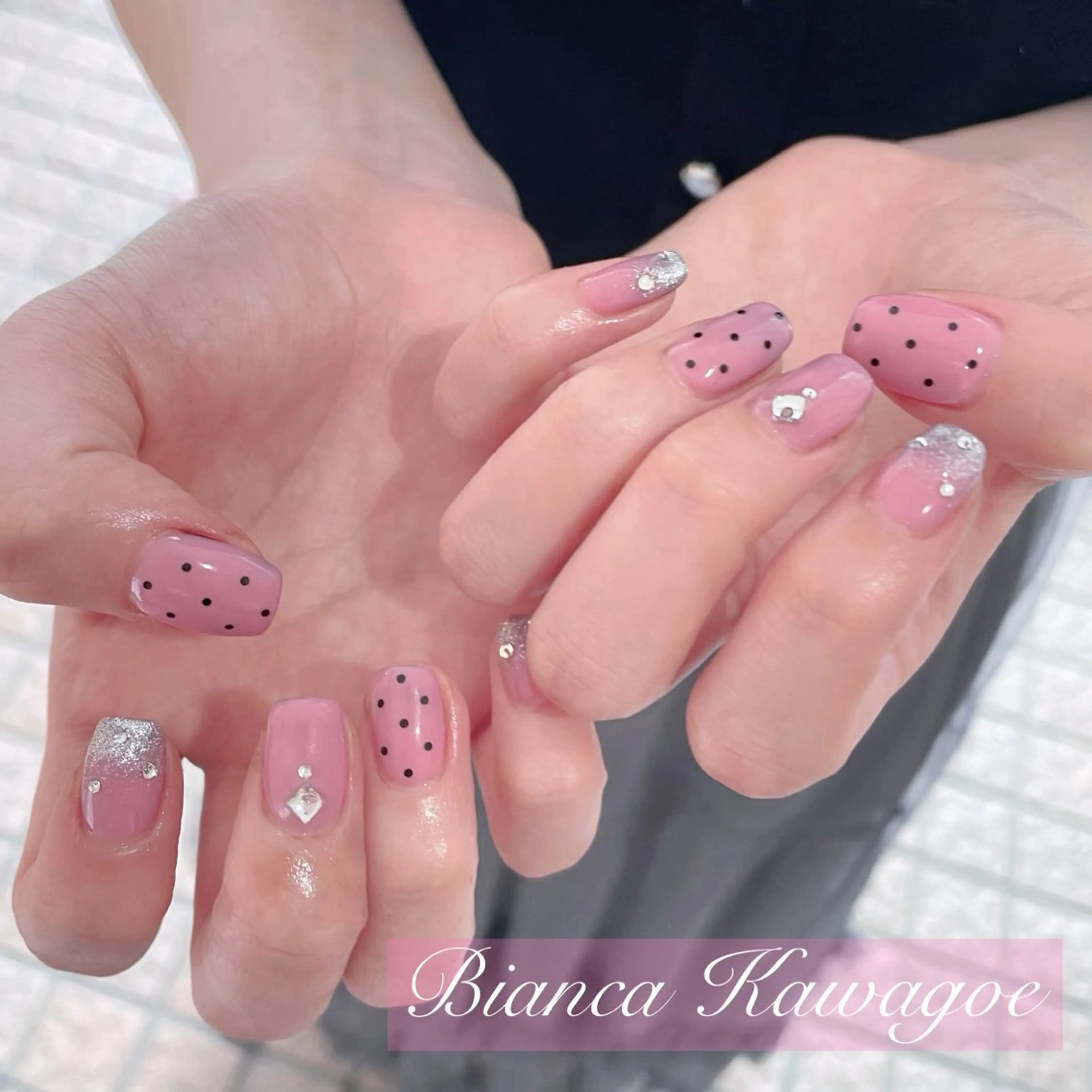 ネイル ハンドネイル Bianca川越 🍓Nakasoneのネイルデザイン