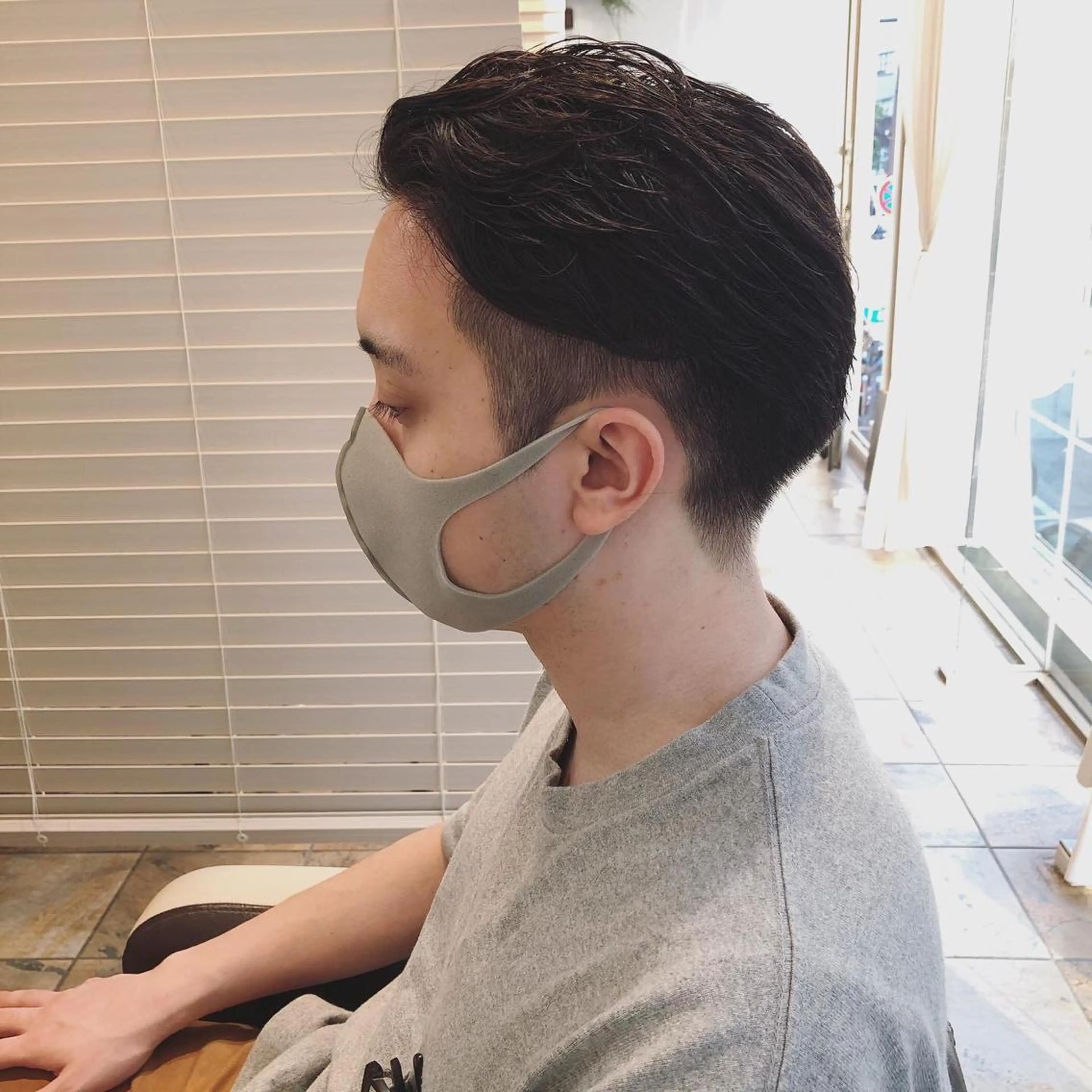 ショート カラー パーマ メンズ カット メンズサロン💈 吉岡陽【中野】のヘアスタイル