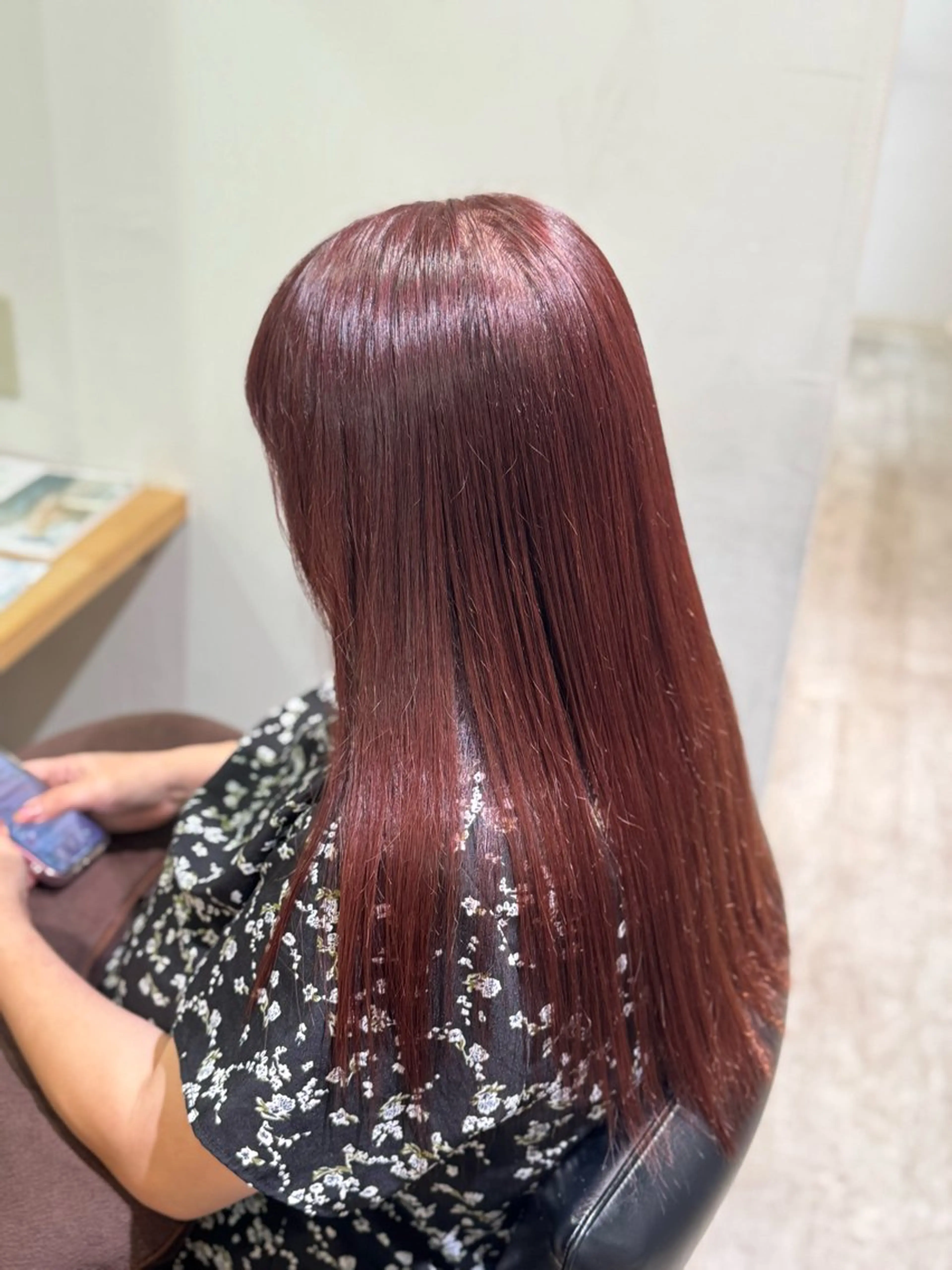 カラー ベージュカラー ピンクカラー ヘアカラー diar平塚所属・飯野 ゆめかのヘアスタイル