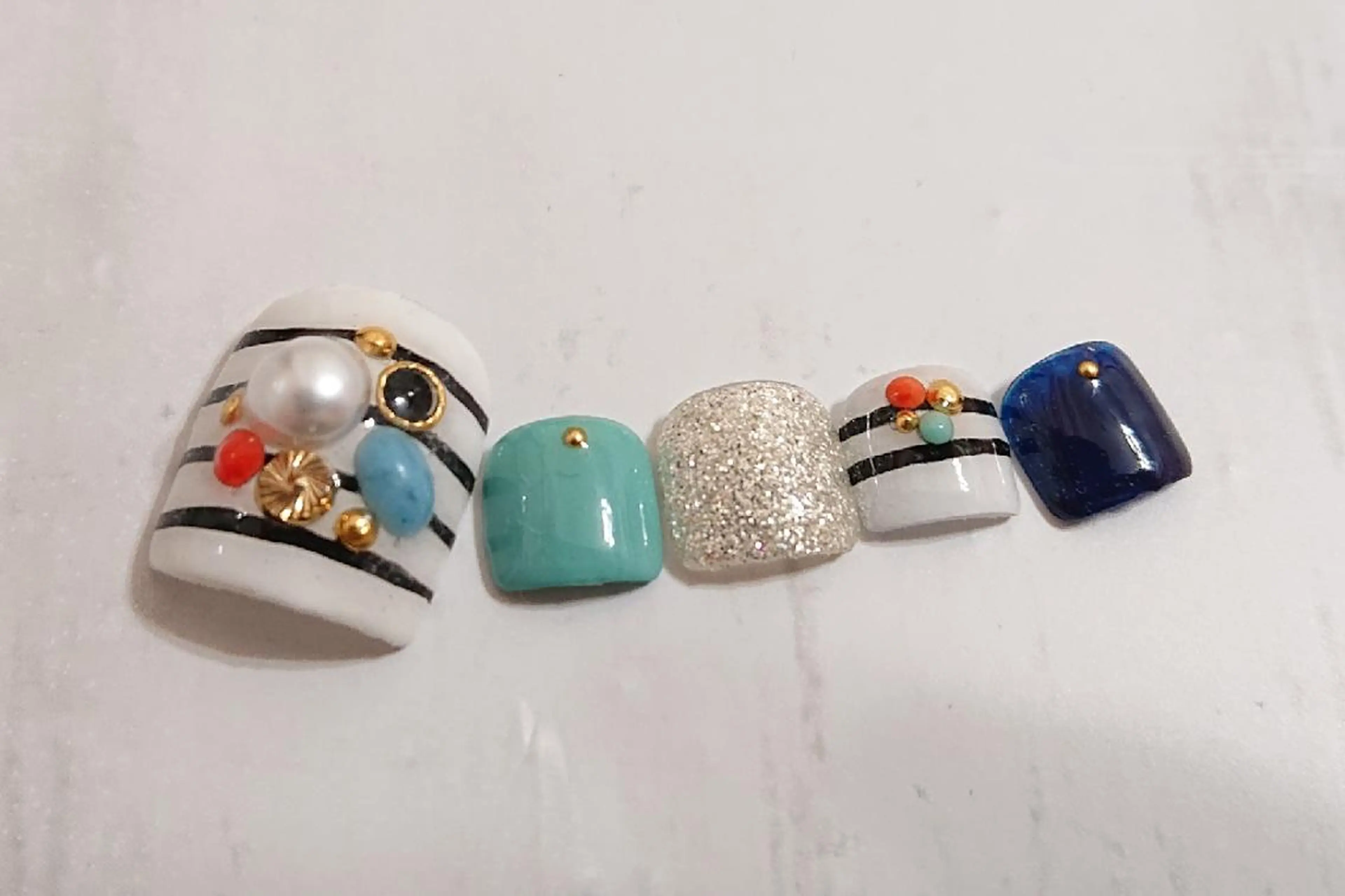 ネイル アートネイル フットネイル ジェルネイル あんきち    のネイルデザイン