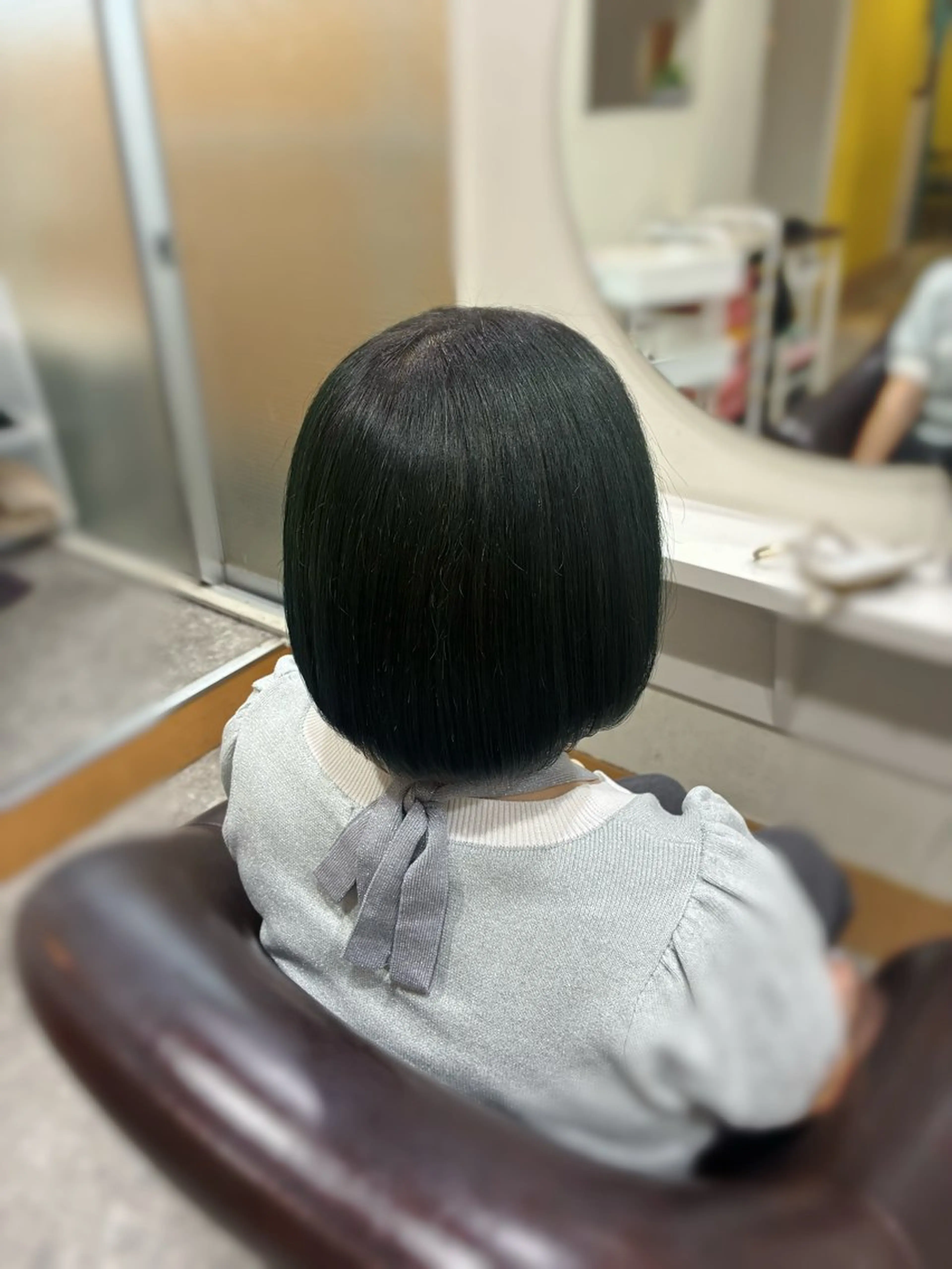 ミディアム カラー ヘアカラー トリートメント 梅原 姫🍬🐰のヘアスタイル