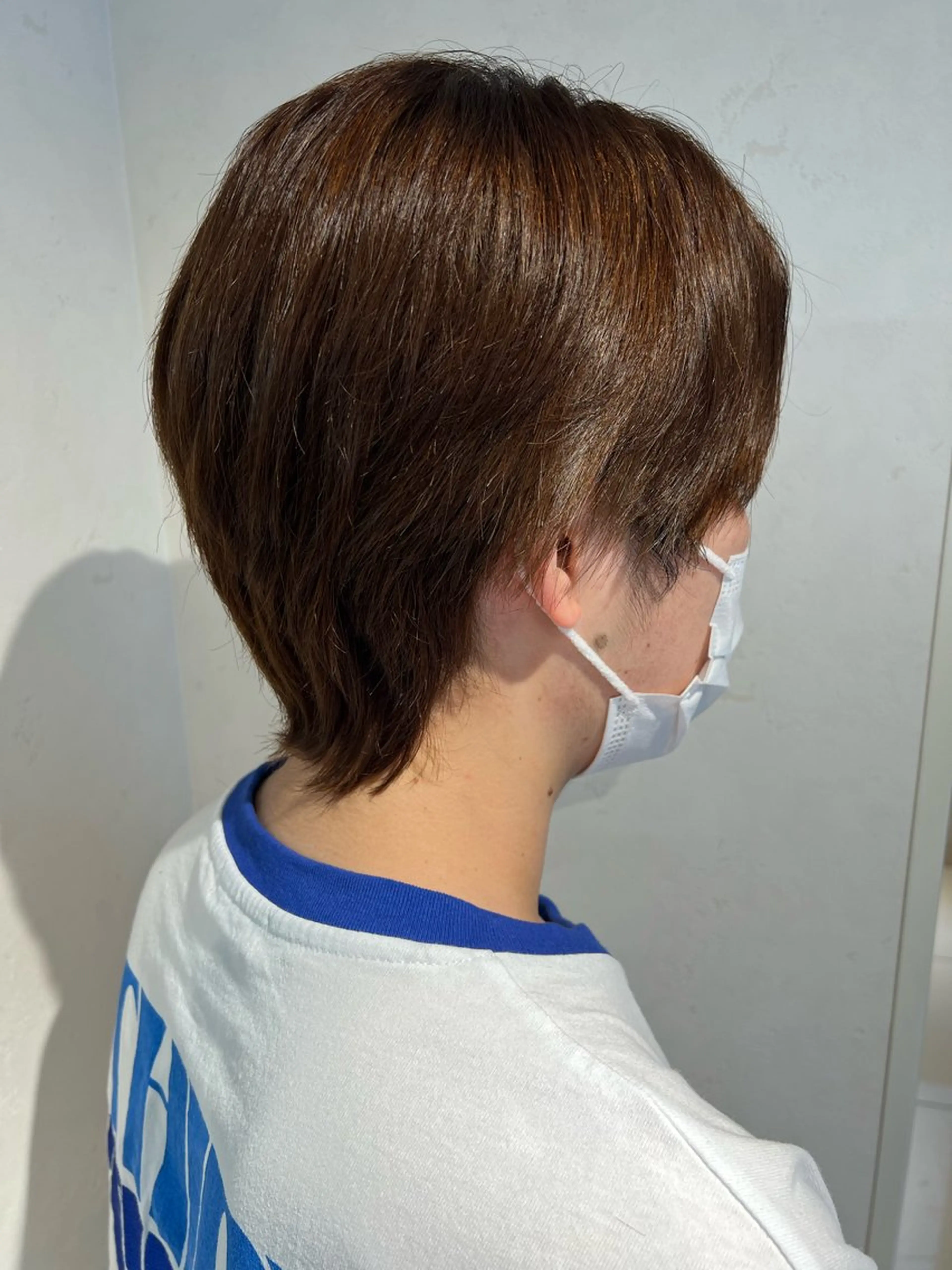 ショート ヘアカラー 吉田 眞のヘアスタイル
