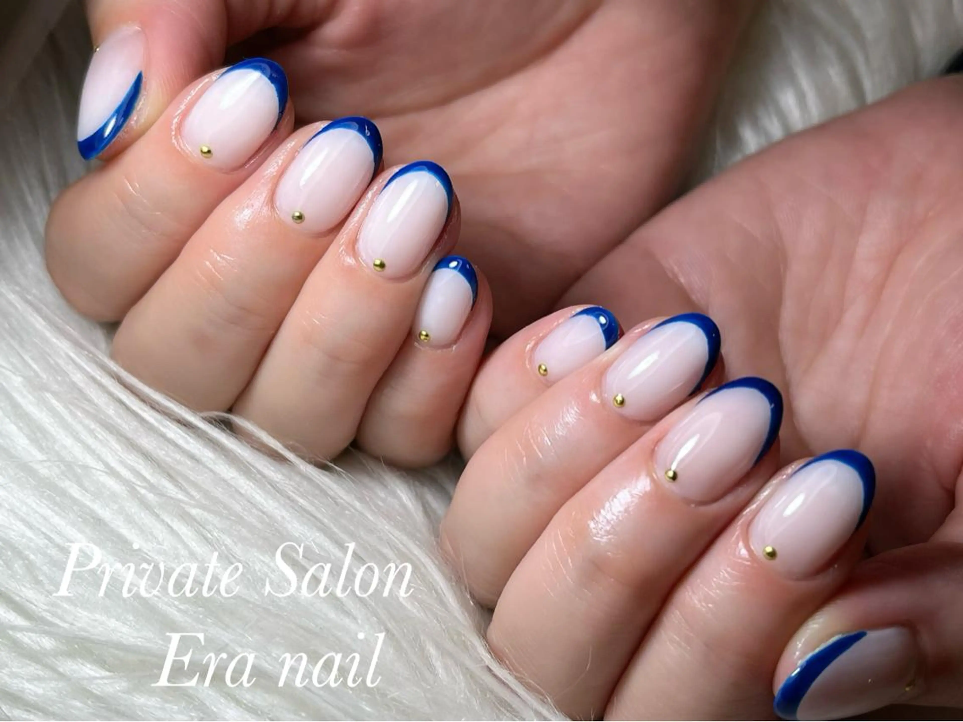 ネイル マツエク・マツパ フレンチネイル ワンカラーネイル ハンドネイル Era nailのネイルデザイン