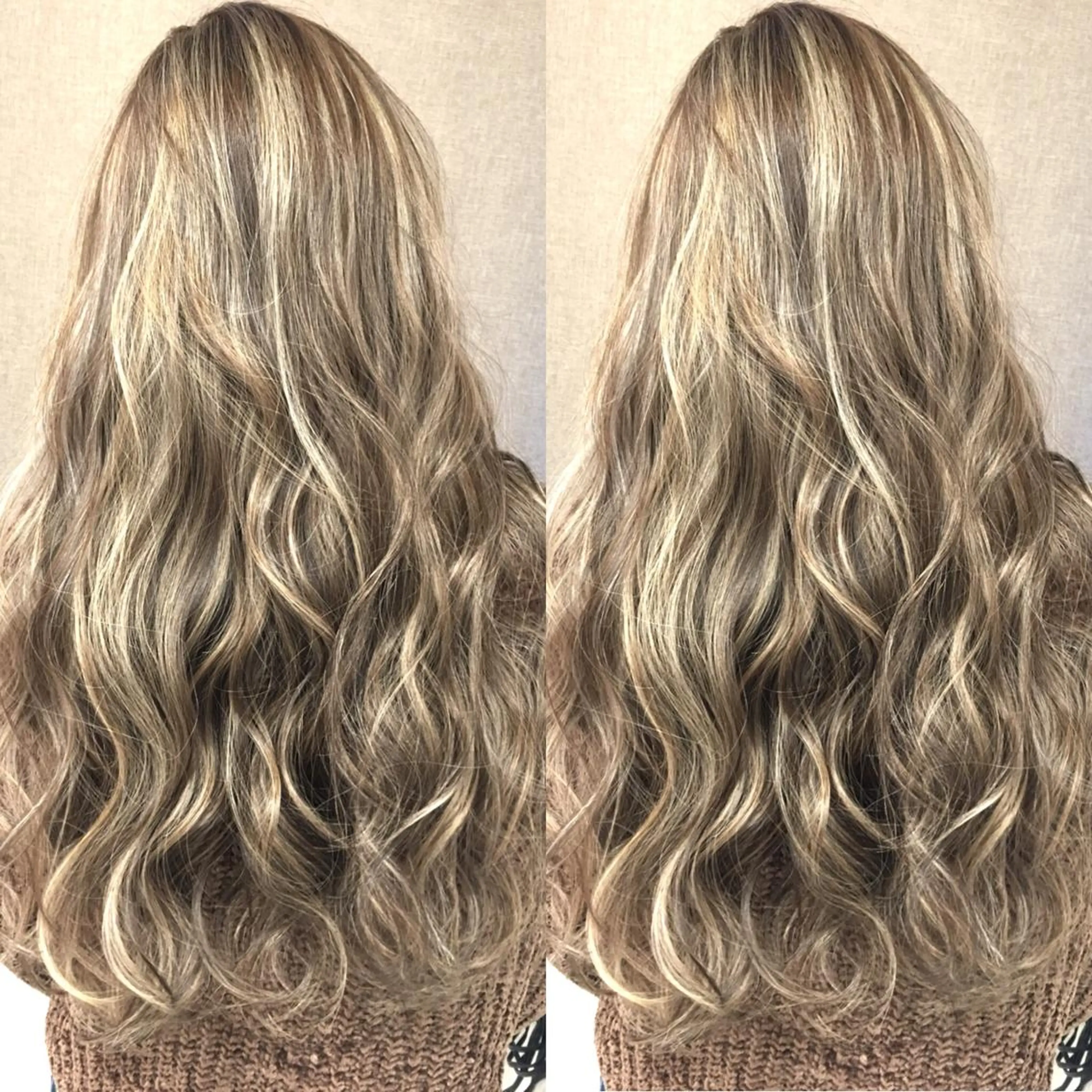 ロング カラー ベージュカラー ハイライトカラー 3Dハイライト ハイライト ヘアカラー トリートメント 井上 一平のヘアスタイル