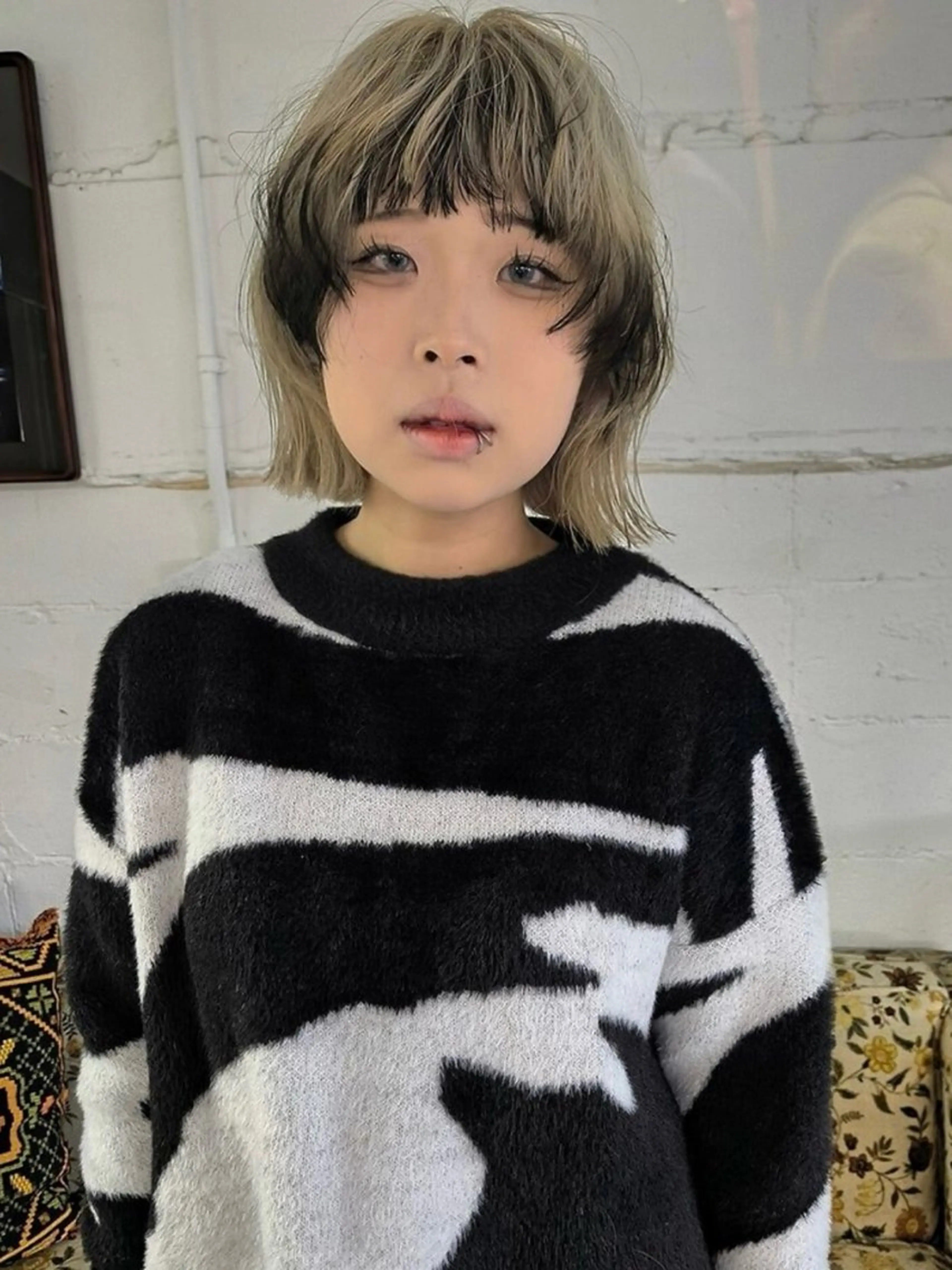 ミディアム カラー MIKU 岡山／倉敷のヘアスタイル