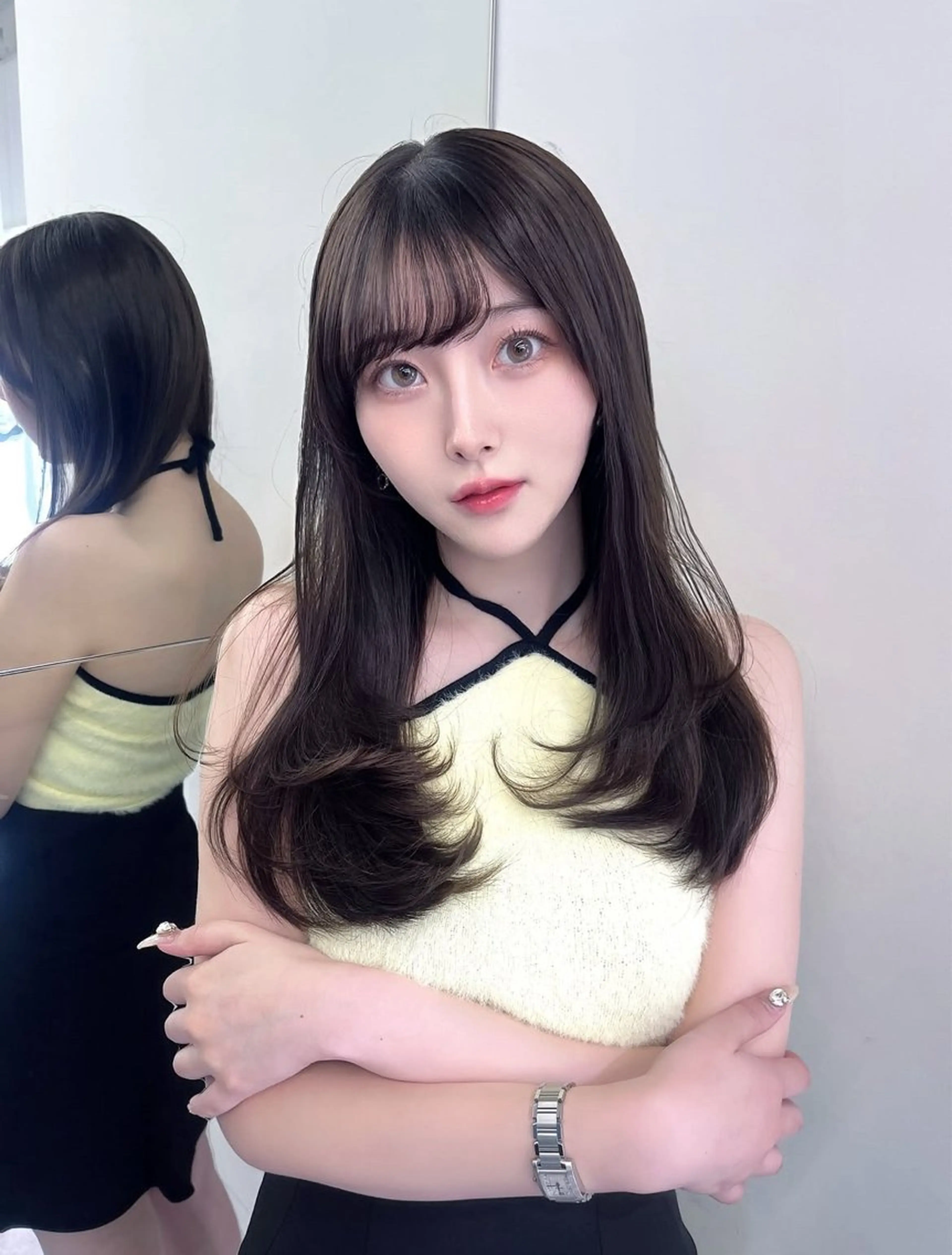 ロング カラー ヘアアレンジ カット ヘアカラー トリートメント 韓国レイヤー/ボブ 髪質改善/TAKAのヘアスタイル