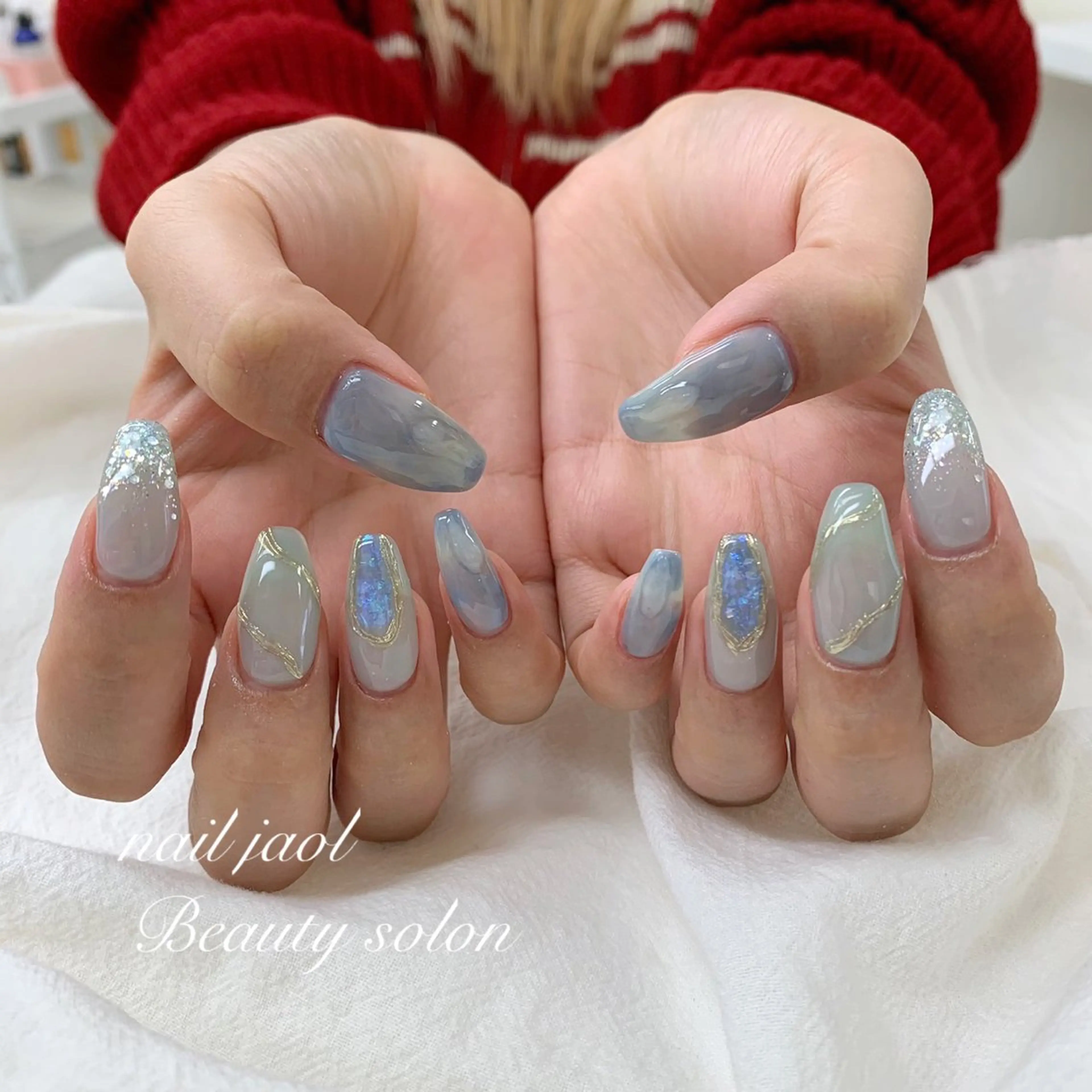 ロング ハンドネイル nail jaol池袋店所属・ネイルJaol 池袋のネイルデザイン