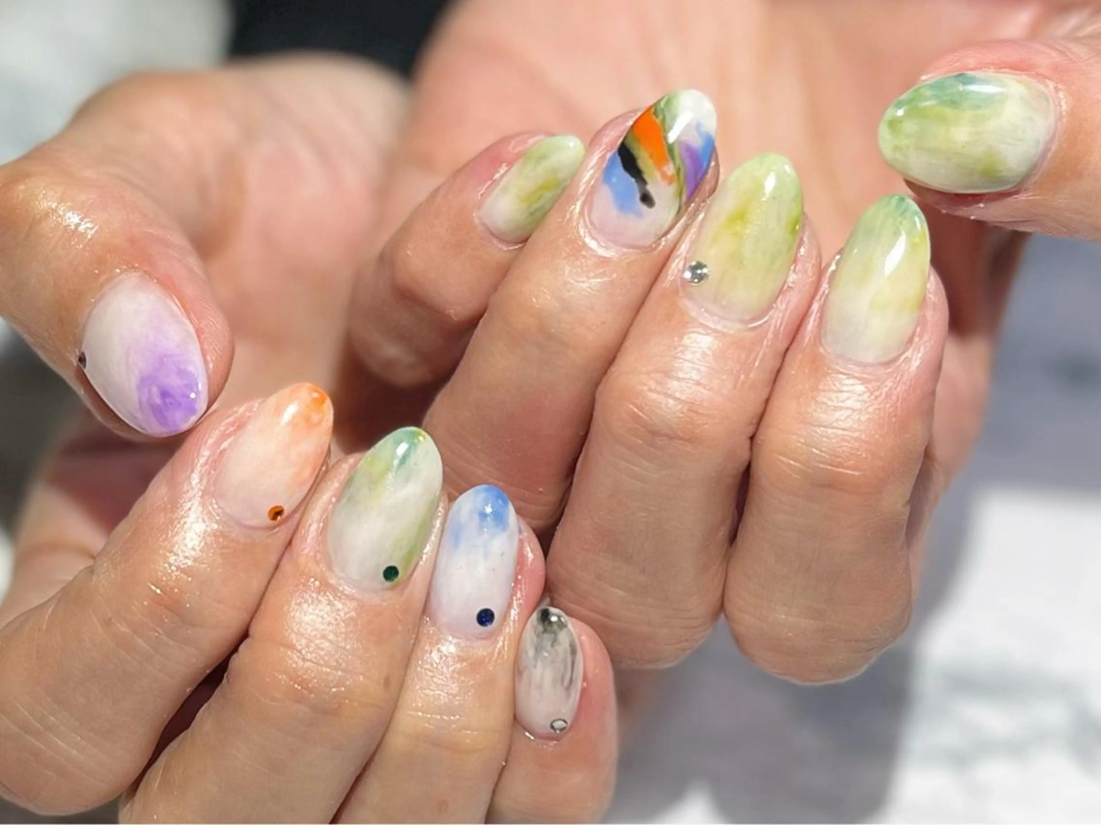 ネイル フットネイル ニュアンスネイル シンプルネイル 春ネイル 夏ネイル ネイル フフラ所属・nail fufla ♡yamane♡のネイルデザイン