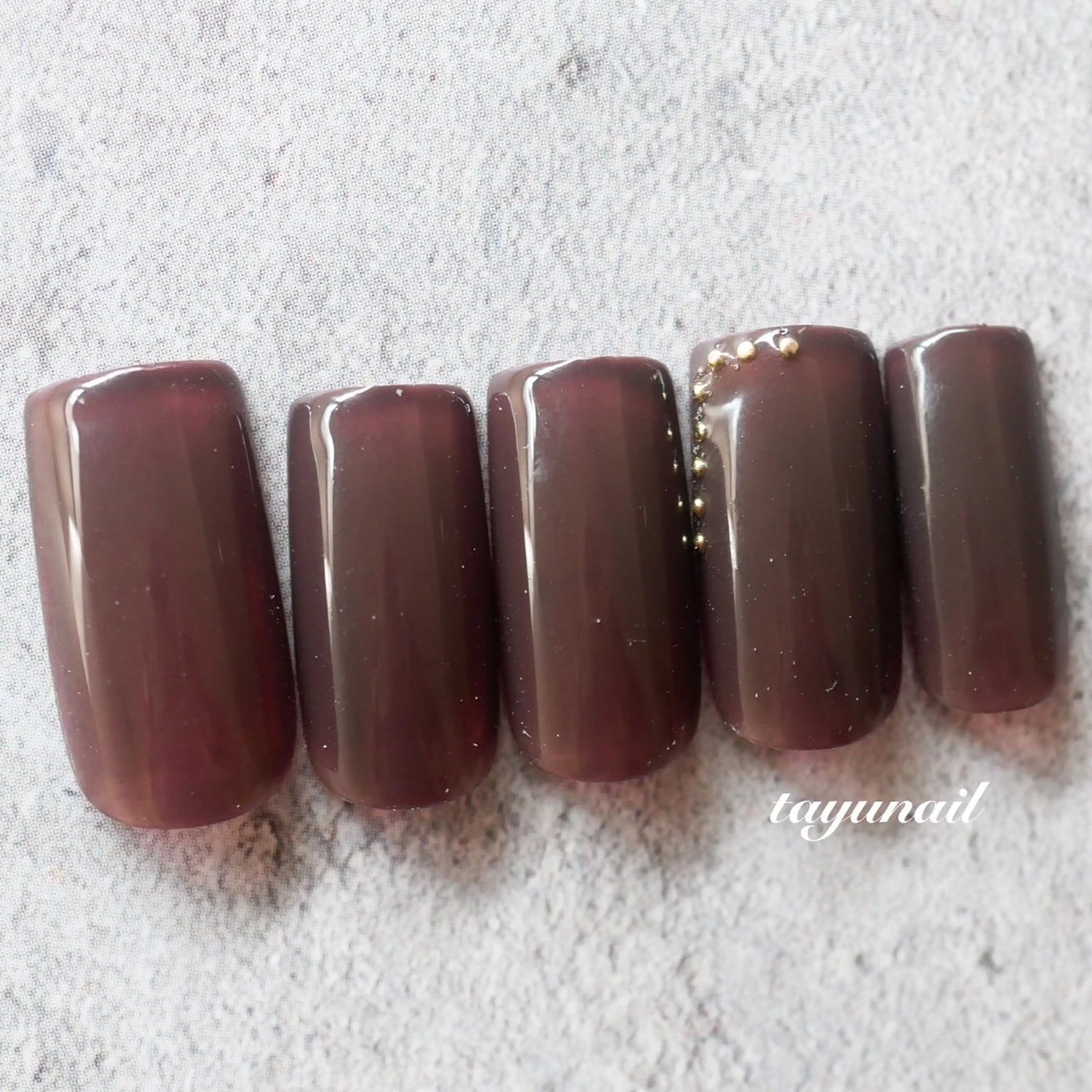 ネイル アートネイル ジェルネイル パラジェル シンプルネイル ハンドネイル ネイルサロン・ネイルスクール　たゆnail所属・ネイルサロン 【たゆnail】のネイルデザイン