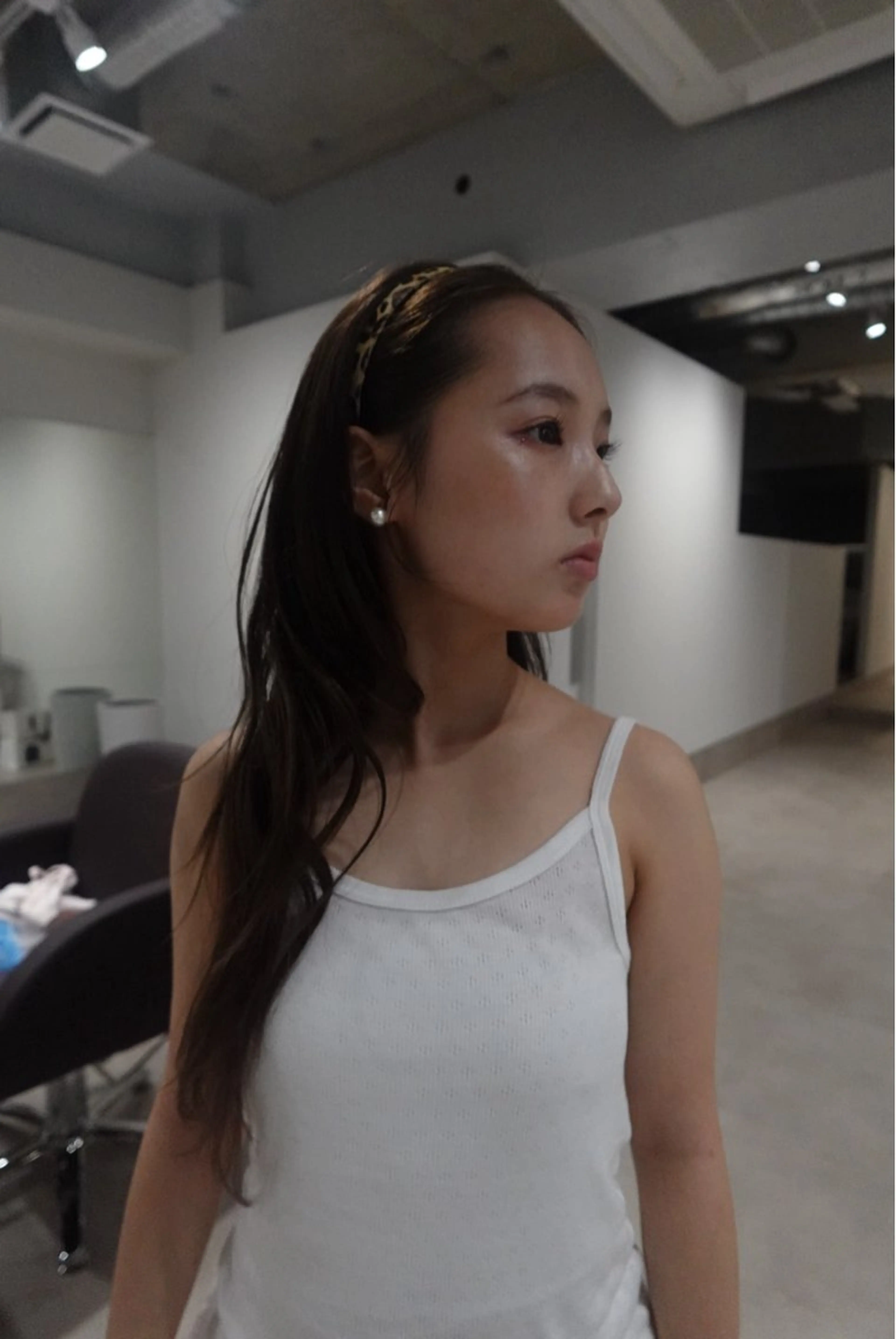 ロング カラー ヘアアレンジ ワタナベ ヒヨリのヘアスタイル