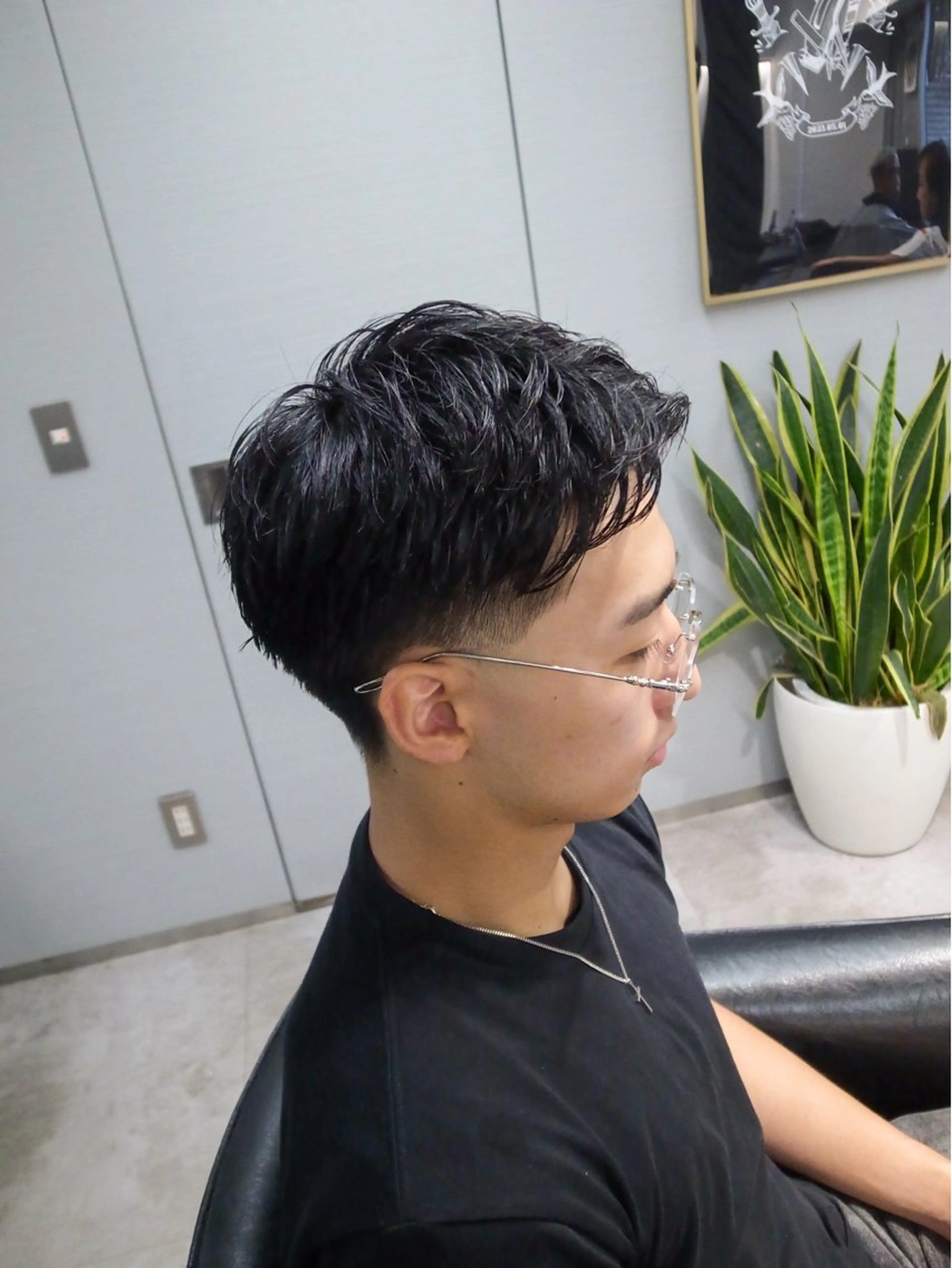 ショート パーマ メンズ カット INTRO SHIBUYA by Fi-Ne所属・💈メンズフェード 特化DAIYA💈のヘアスタイル