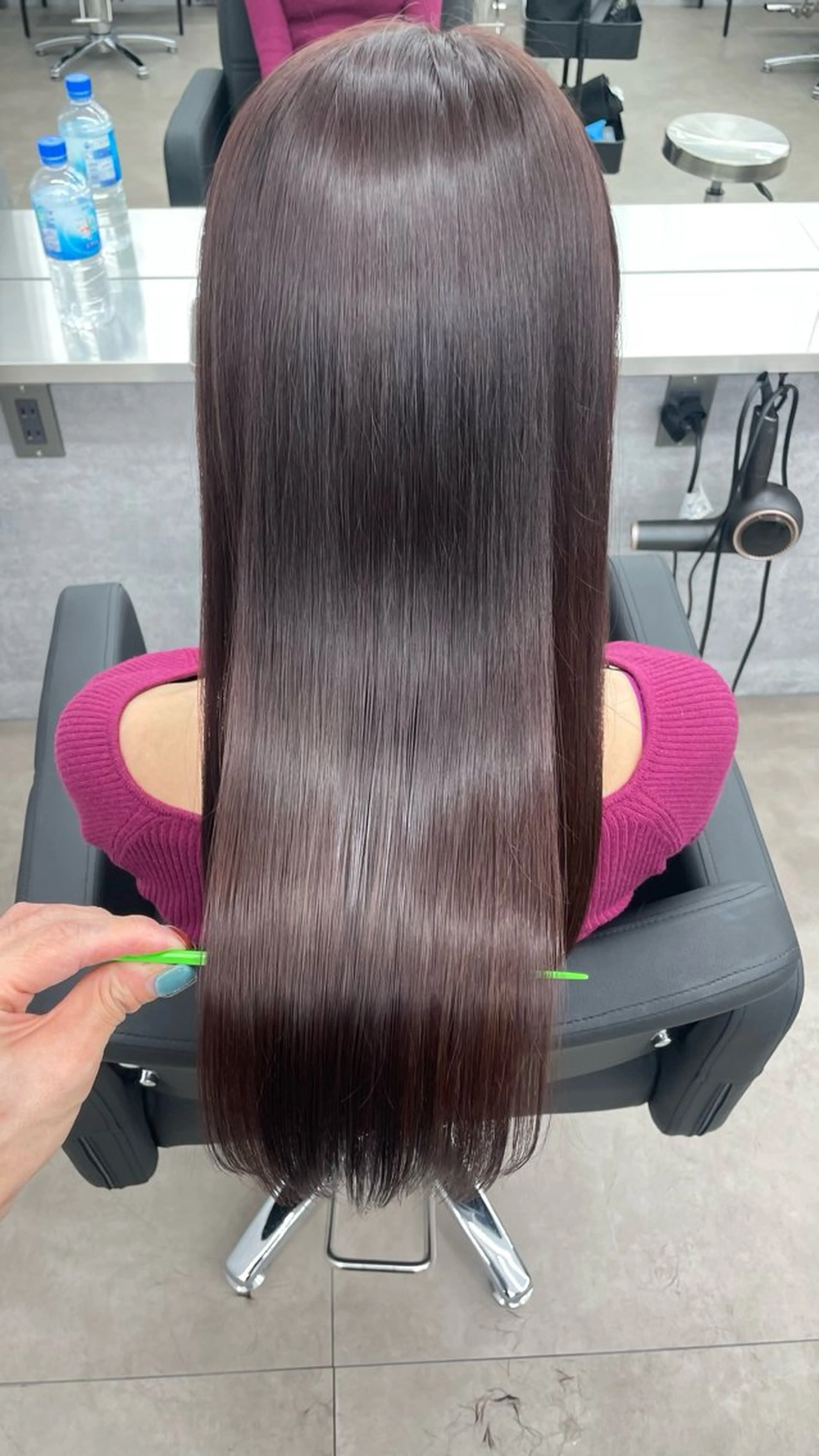 ロング カット ヘアカラー トリートメント 🦄髪質改善トリー トメント🦄イリスのヘアスタイル