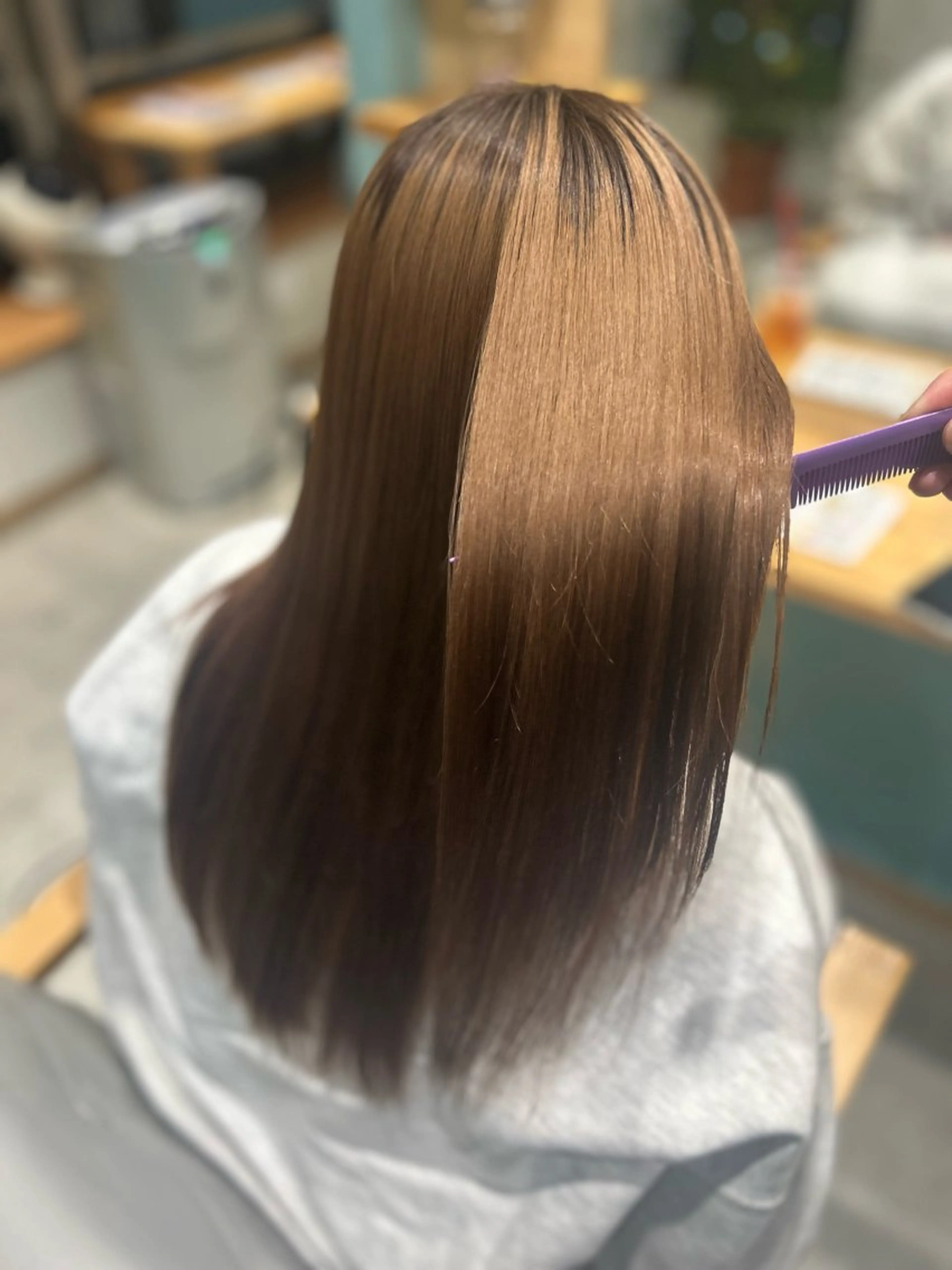 🌿【自然にまとまる】似合わせカット＋ナチュラルストレートの写真