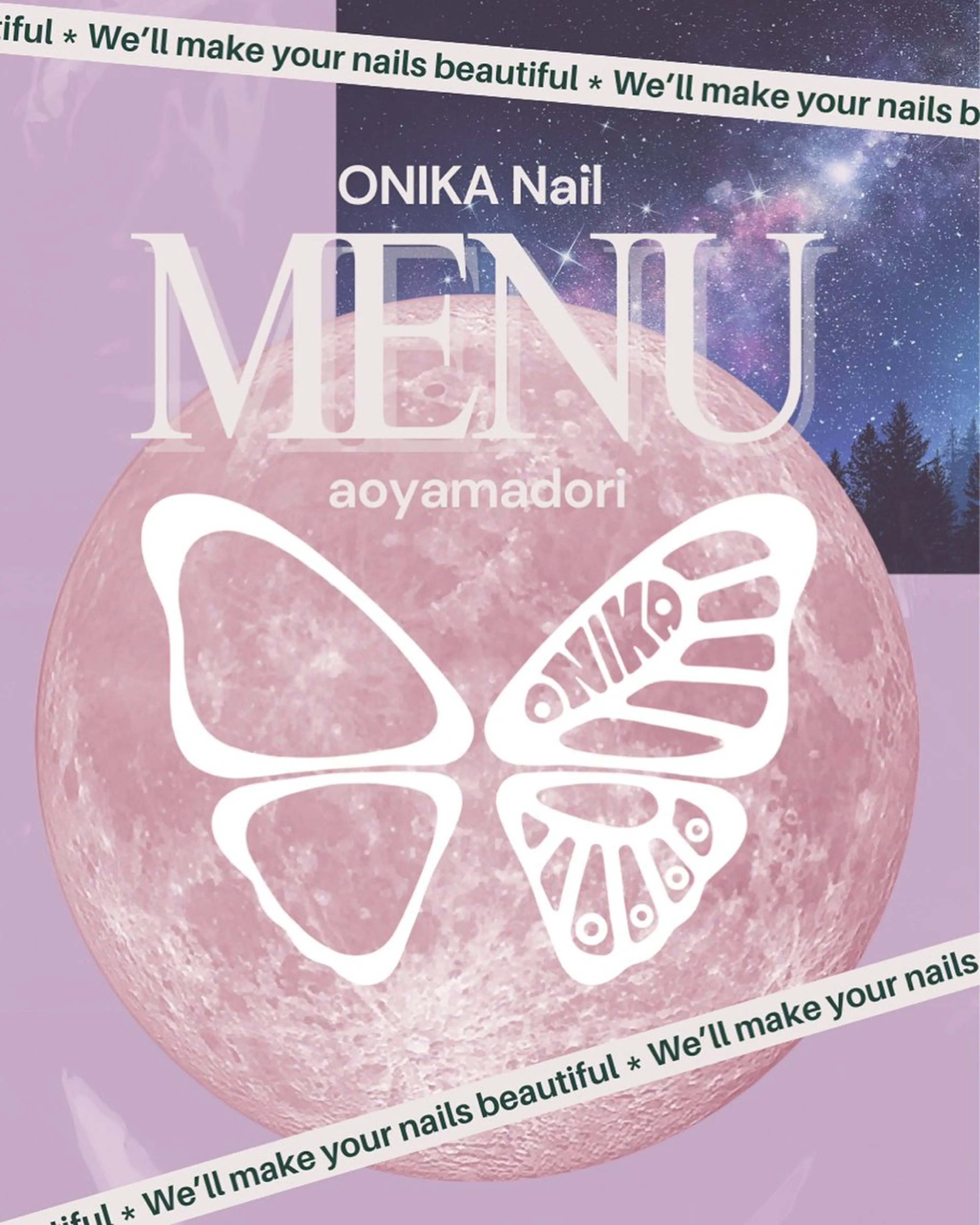 ネイル ハンドネイル ハンドケア ONIKA Nail 青山通り店所属・ONIKA Nail 表参道A4🦋2分のネイルデザイン