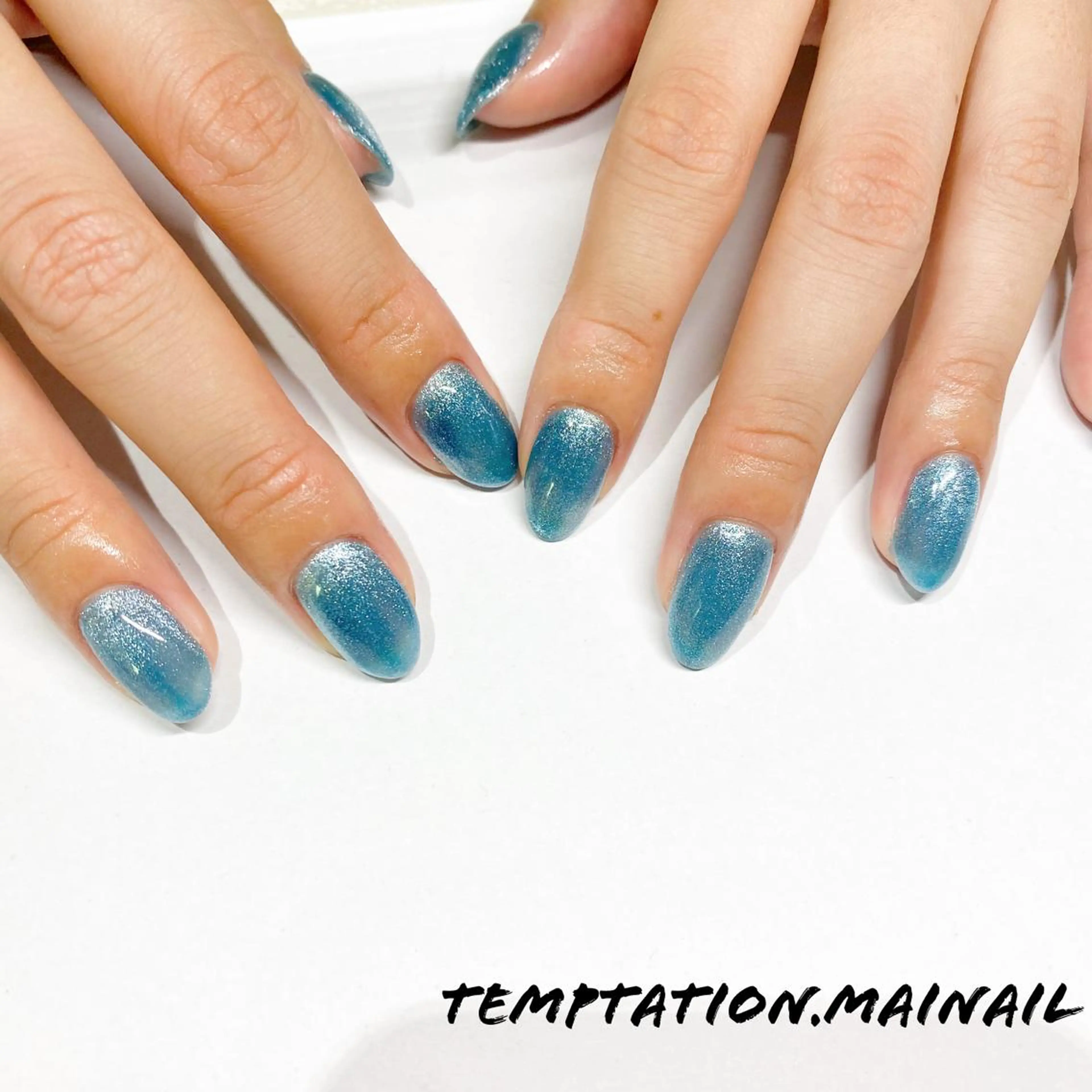 ネイル ジェルネイル マグネットネイル Temptation mainailのネイルデザイン