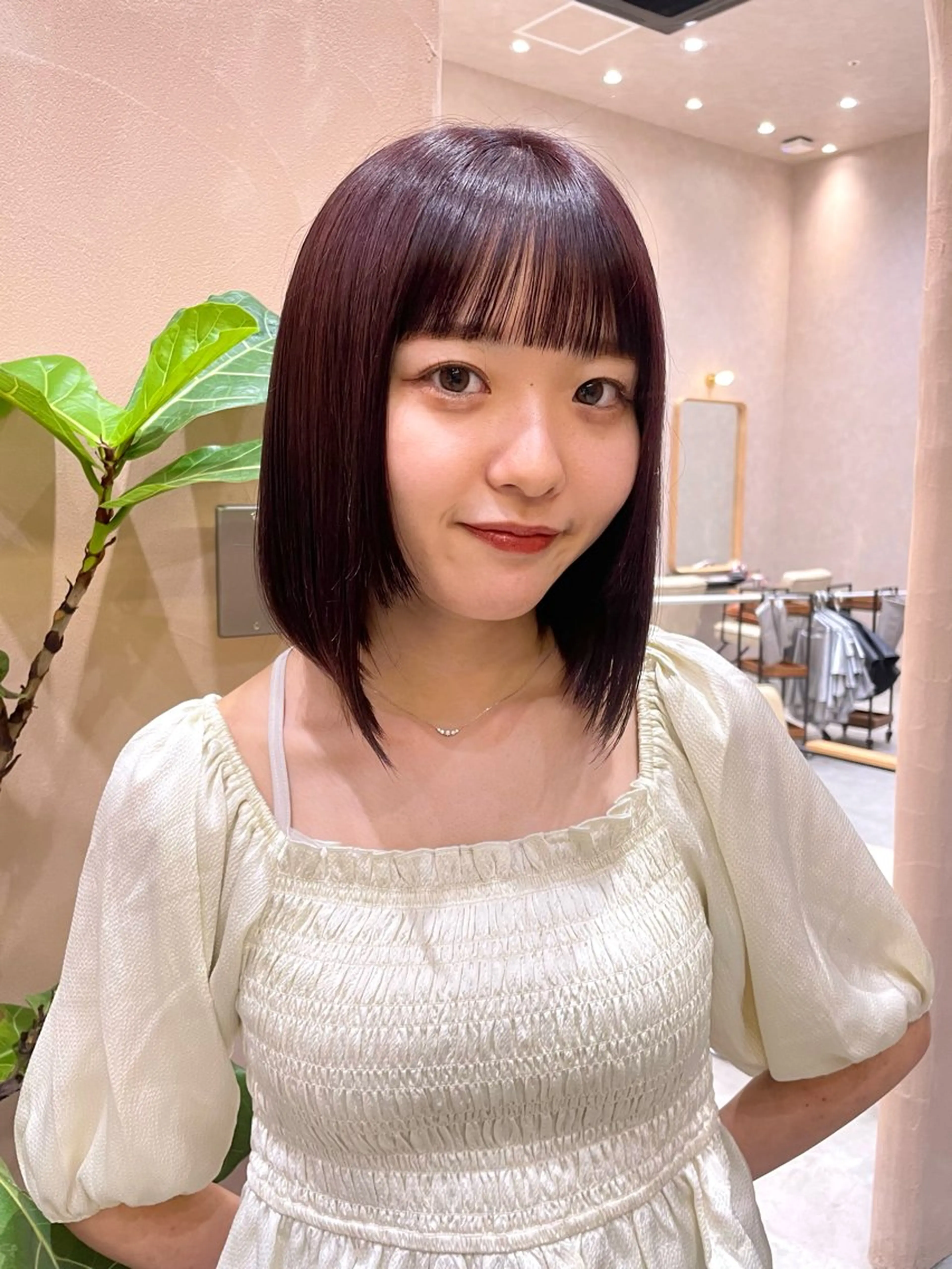 セミロング カラー ヘアカラー トリートメント 💖🌷越後 遥🌷💖のヘアスタイル