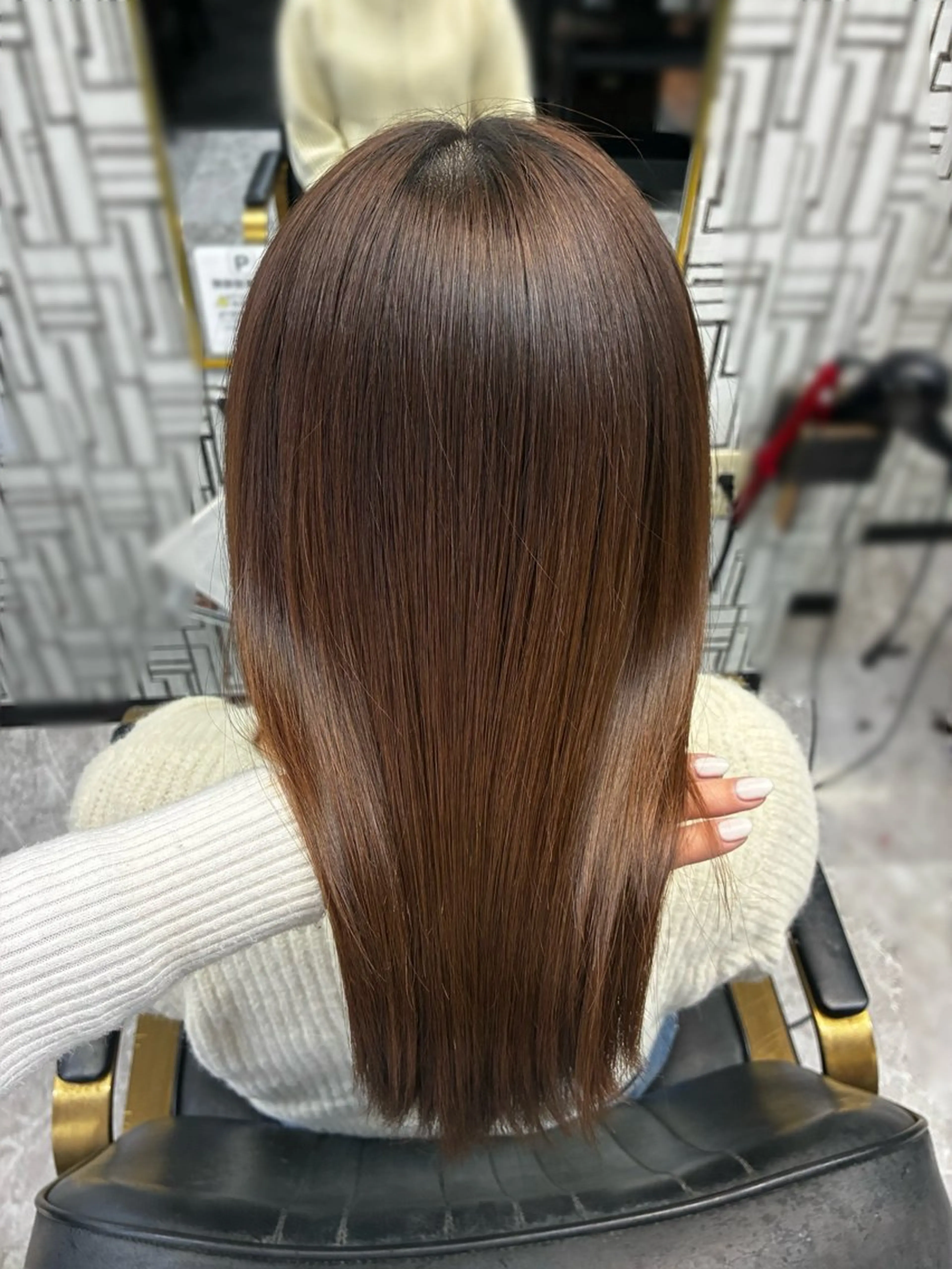 ロング トリートメント 北村 理奈のヘアスタイル