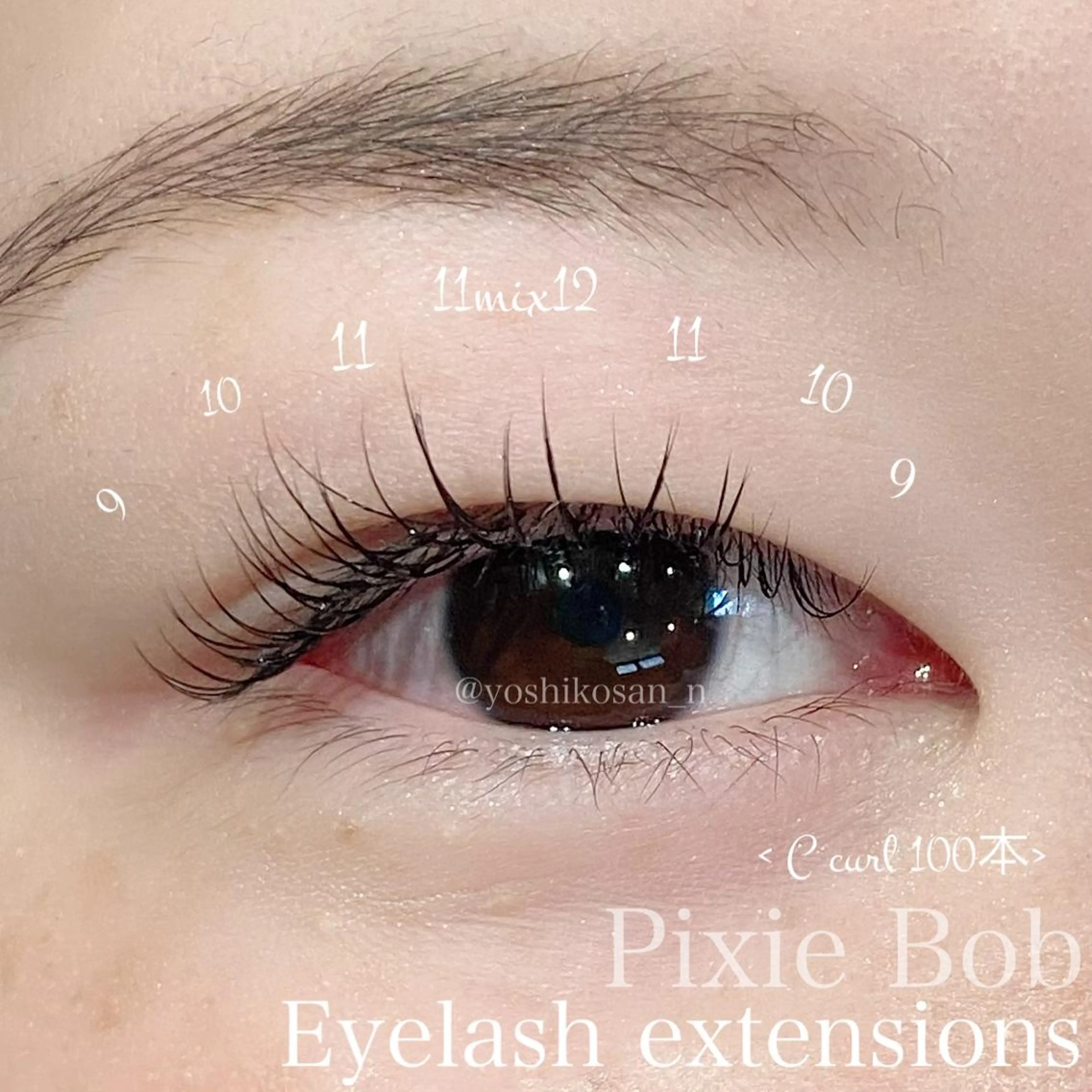 マツエク・マツパ マツエク Pixie Bob 🐈‍⬛　位田のヘアスタイル