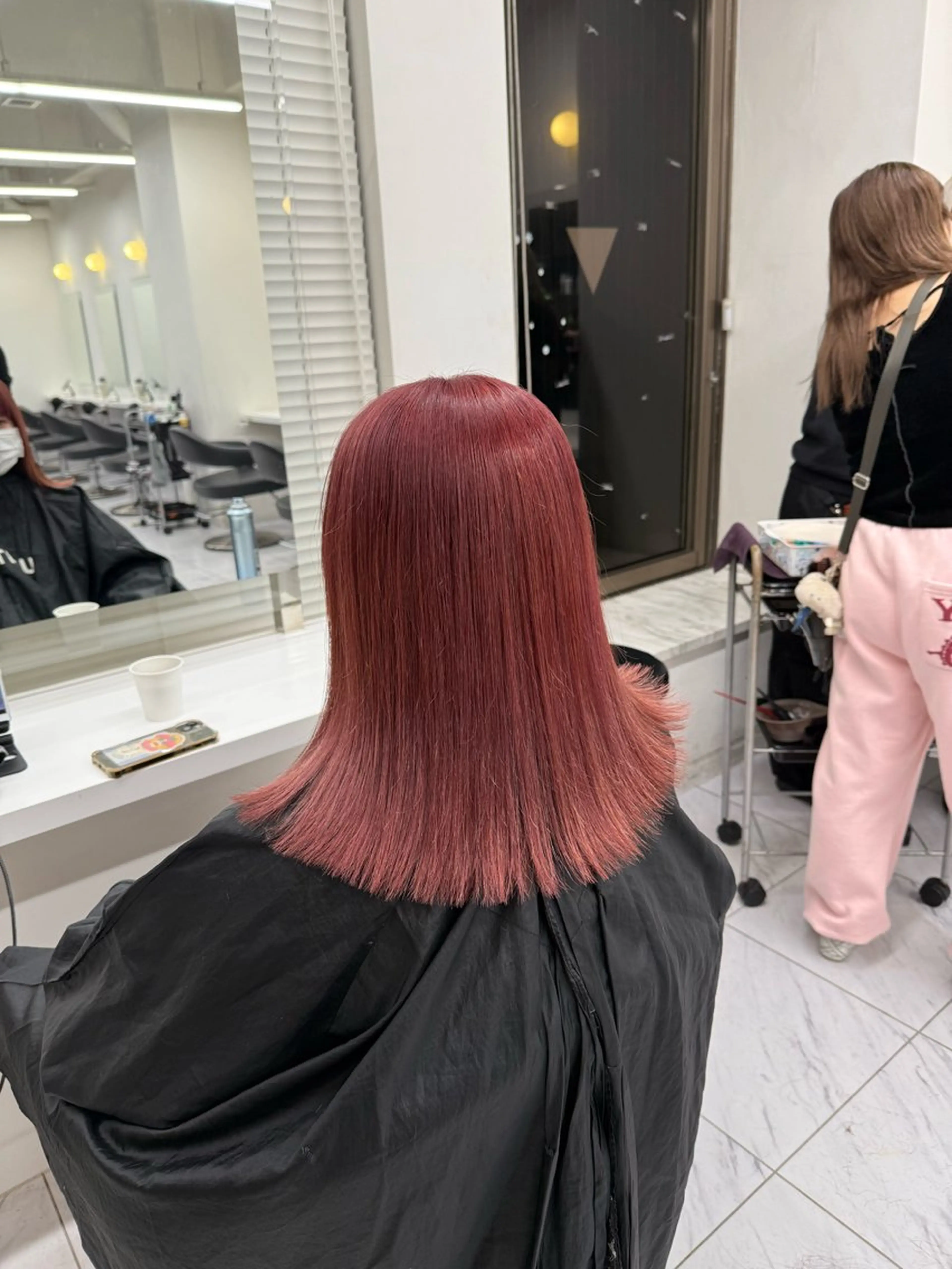 ミディアム カラー ヘアアレンジ ヘアカラー トリートメント ヘアセット 💗横浜美容室 💗HARUNAのヘアスタイル