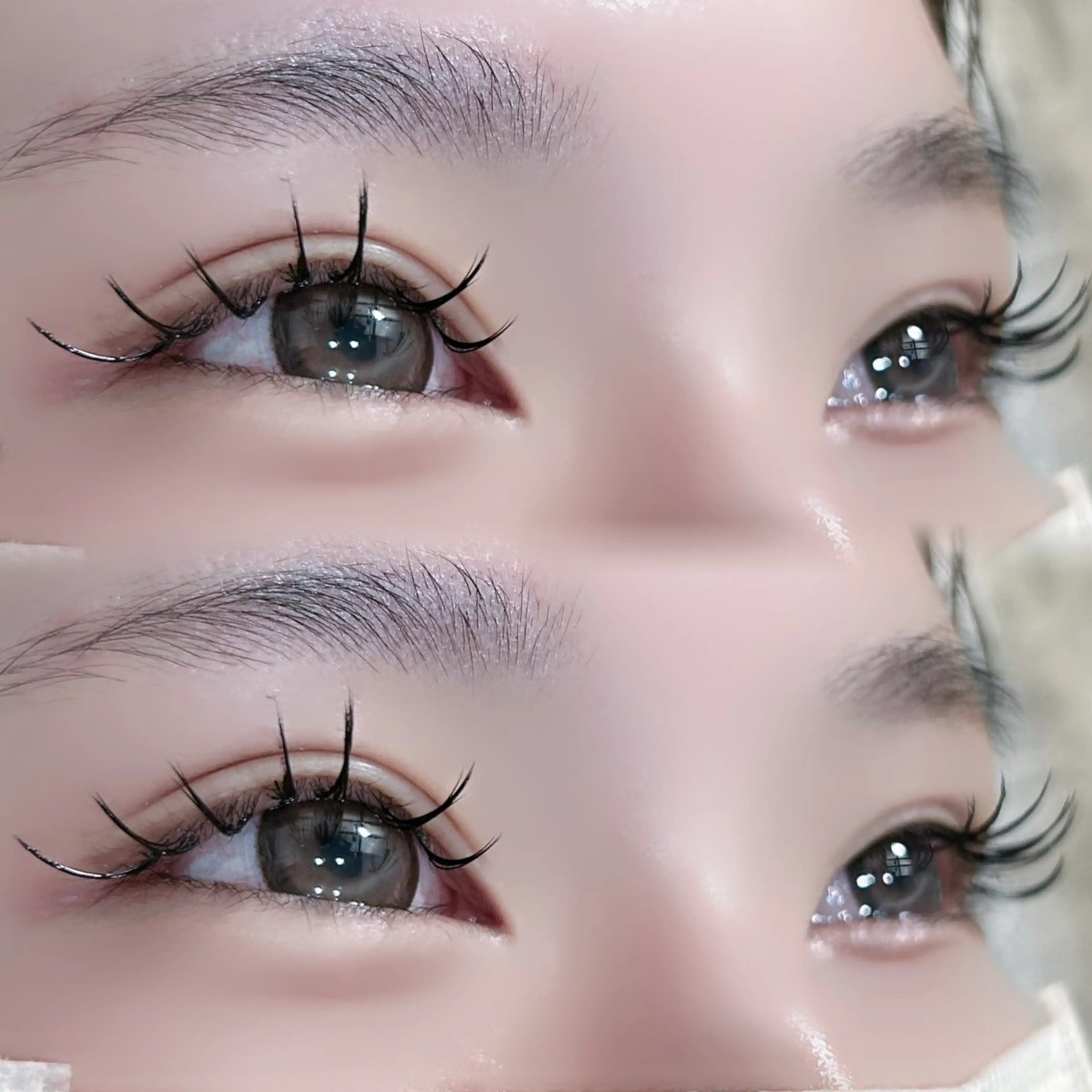 🖤 flat lush・sable 80本🖤オフあり(1.5h)根本コーティング付の写真