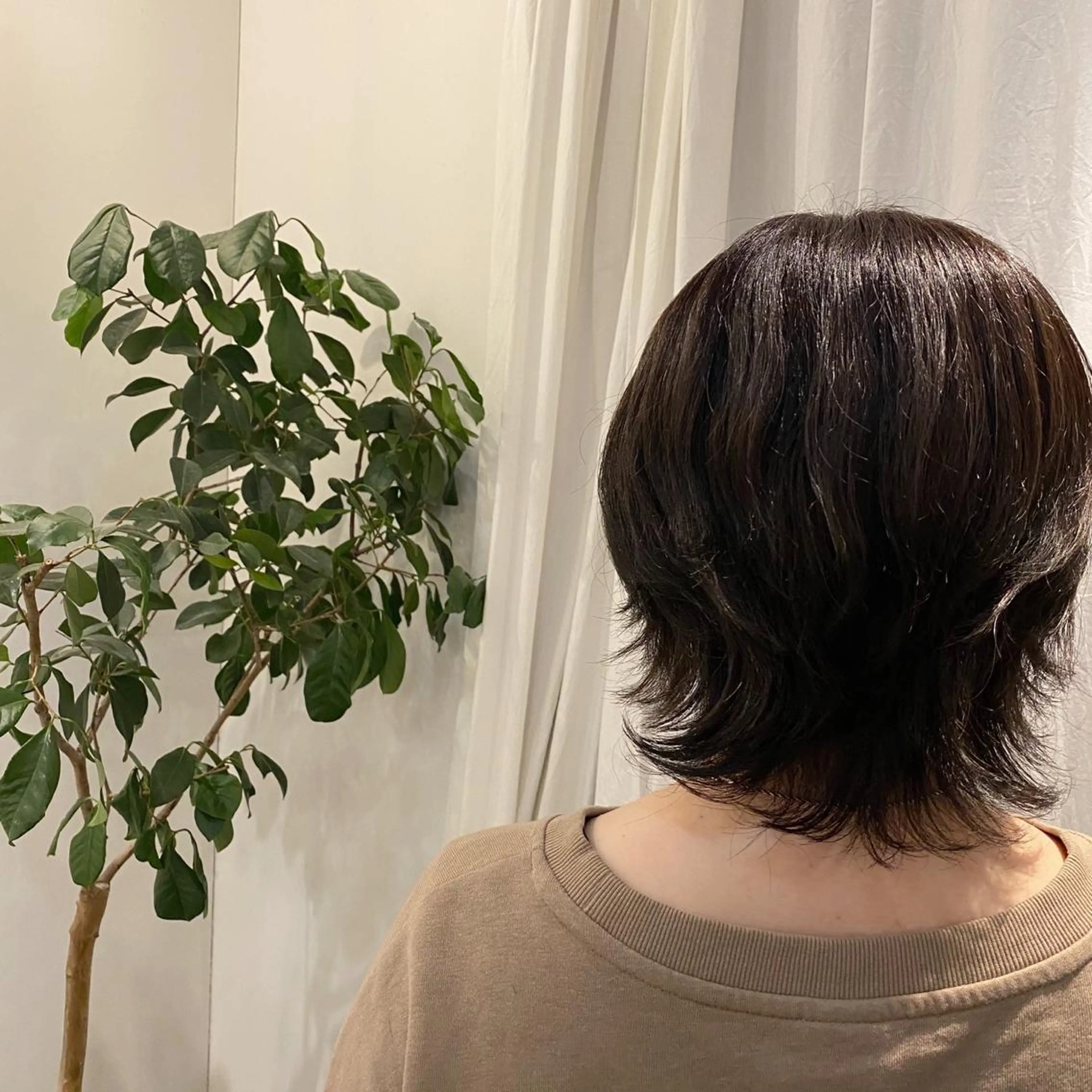 ミディアム カラー ヘアカラー トリートメント Ryo リョウのヘアスタイル