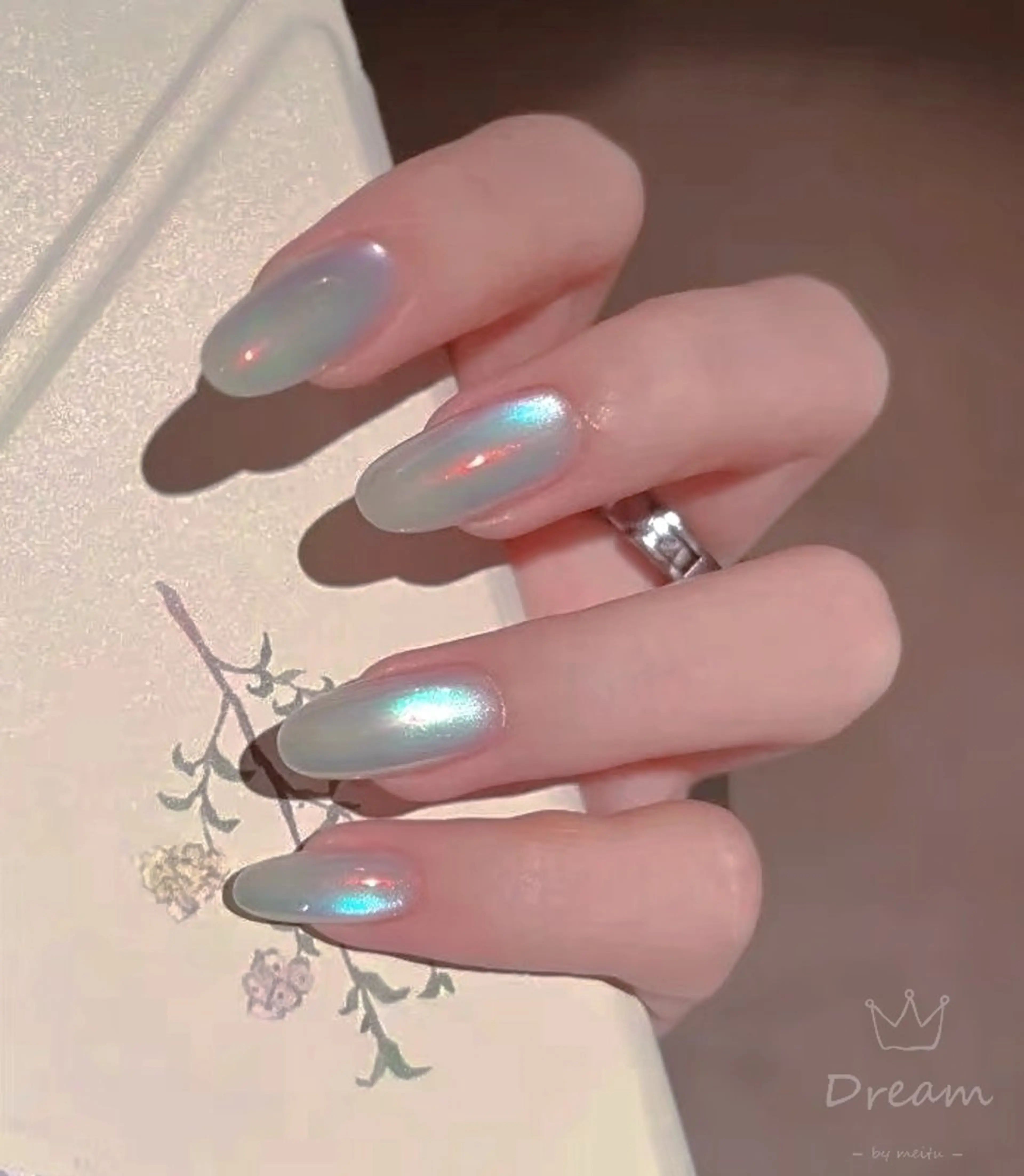 ネイル ハンドネイル ネイリストゆか💅 長さだし、深爪矯正のネイルデザイン