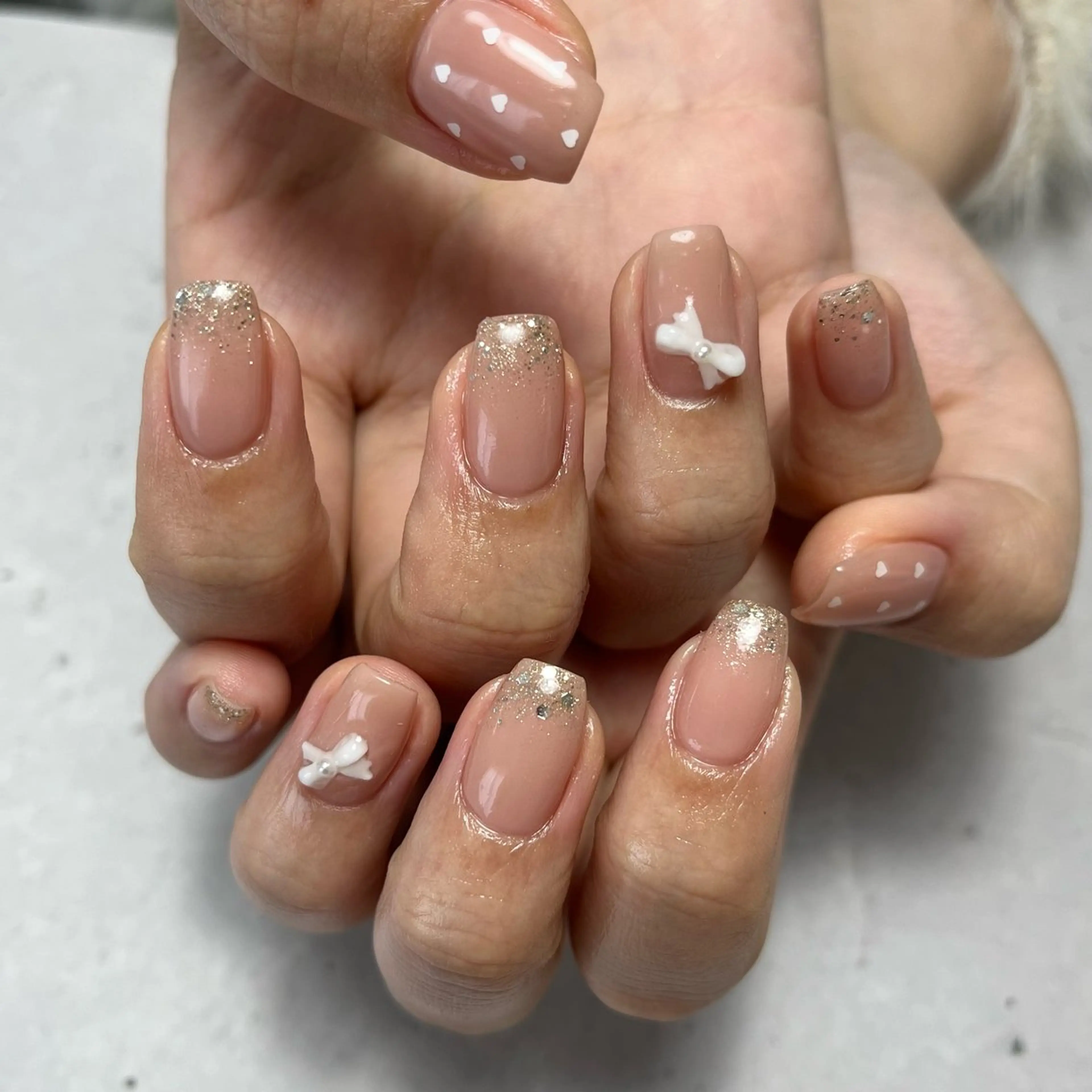ネイル ホワイト ハンドネイル Ivy所属・nail salon Ivy【放出】のネイルデザイン