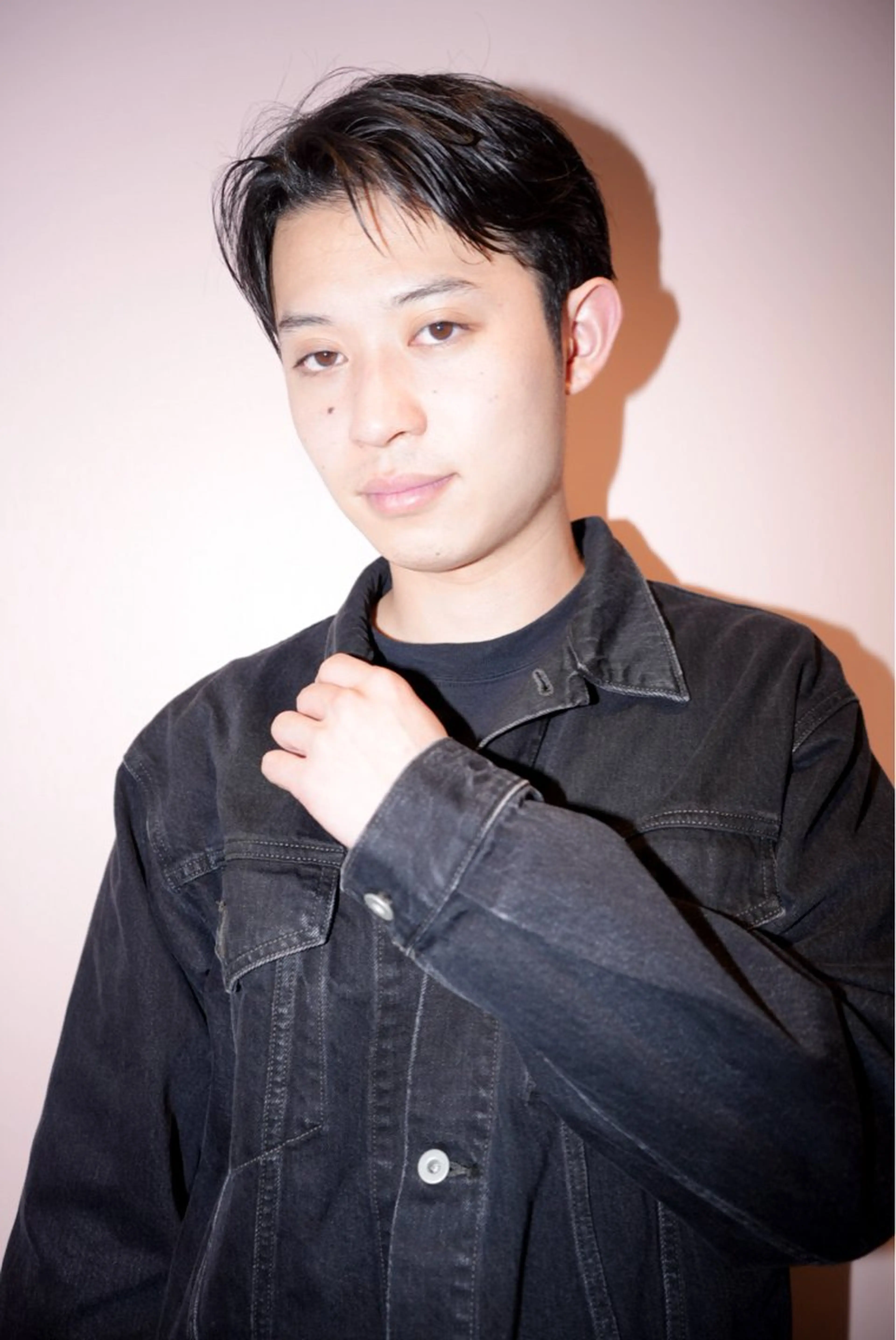 ショート メンズ センターパート カット the path Seiyaのヘアスタイル
