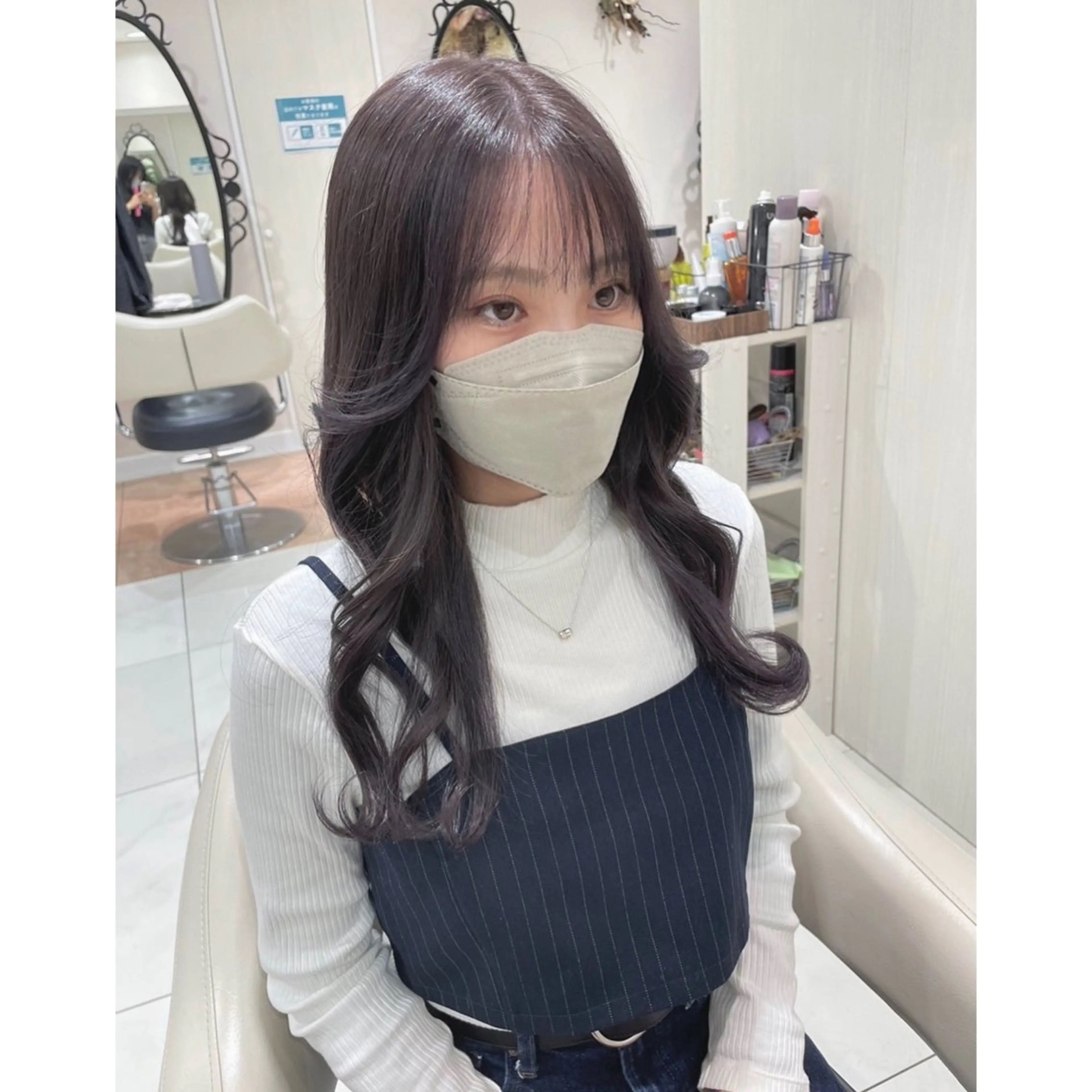 ロング カラー 韓国ヘア 🎀中川綾乃🎀のヘアスタイル