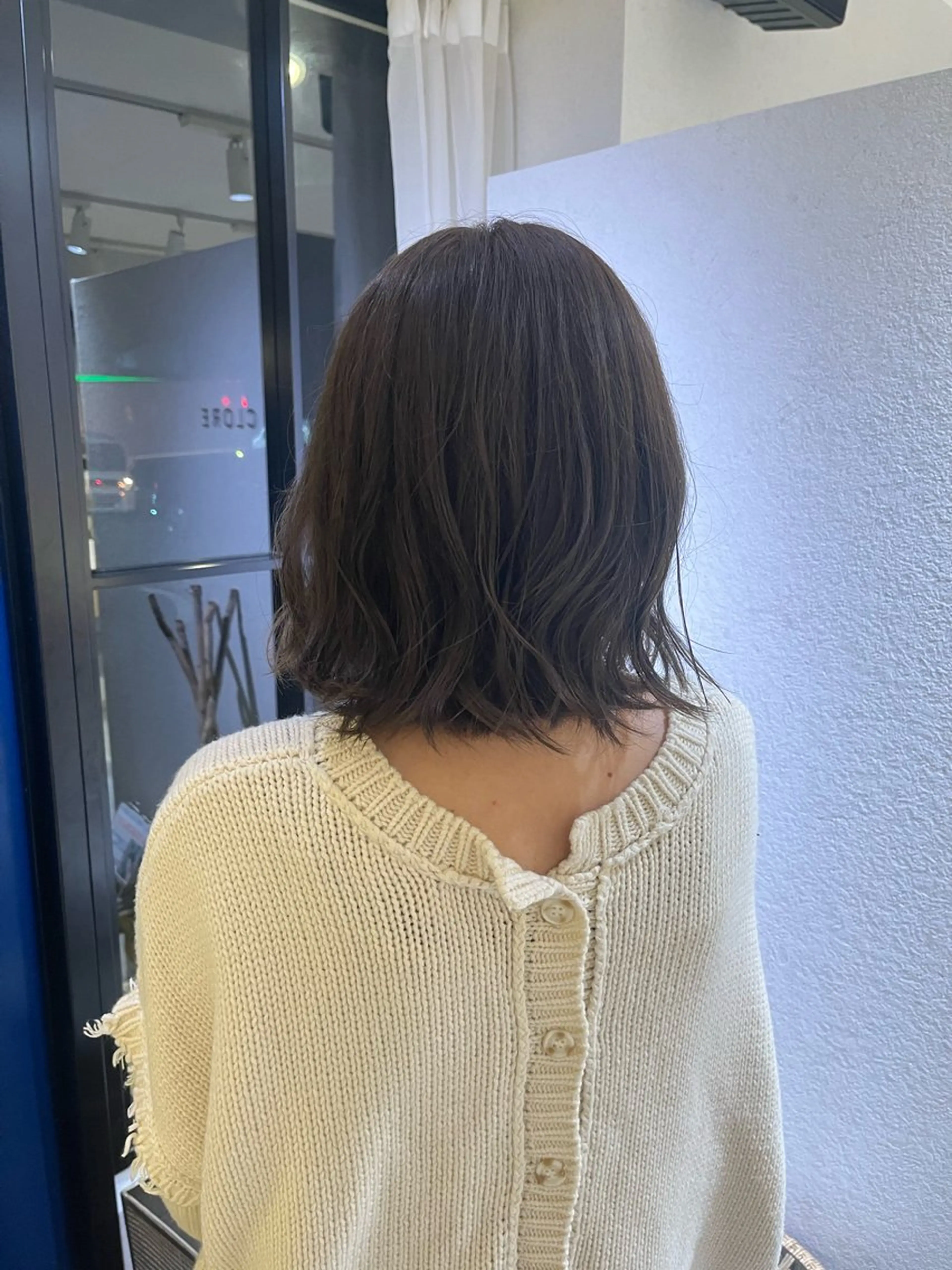 ミディアム カット ヘアカラー トリートメント 森本峻介 ボブ/透明感カラーのヘアスタイル