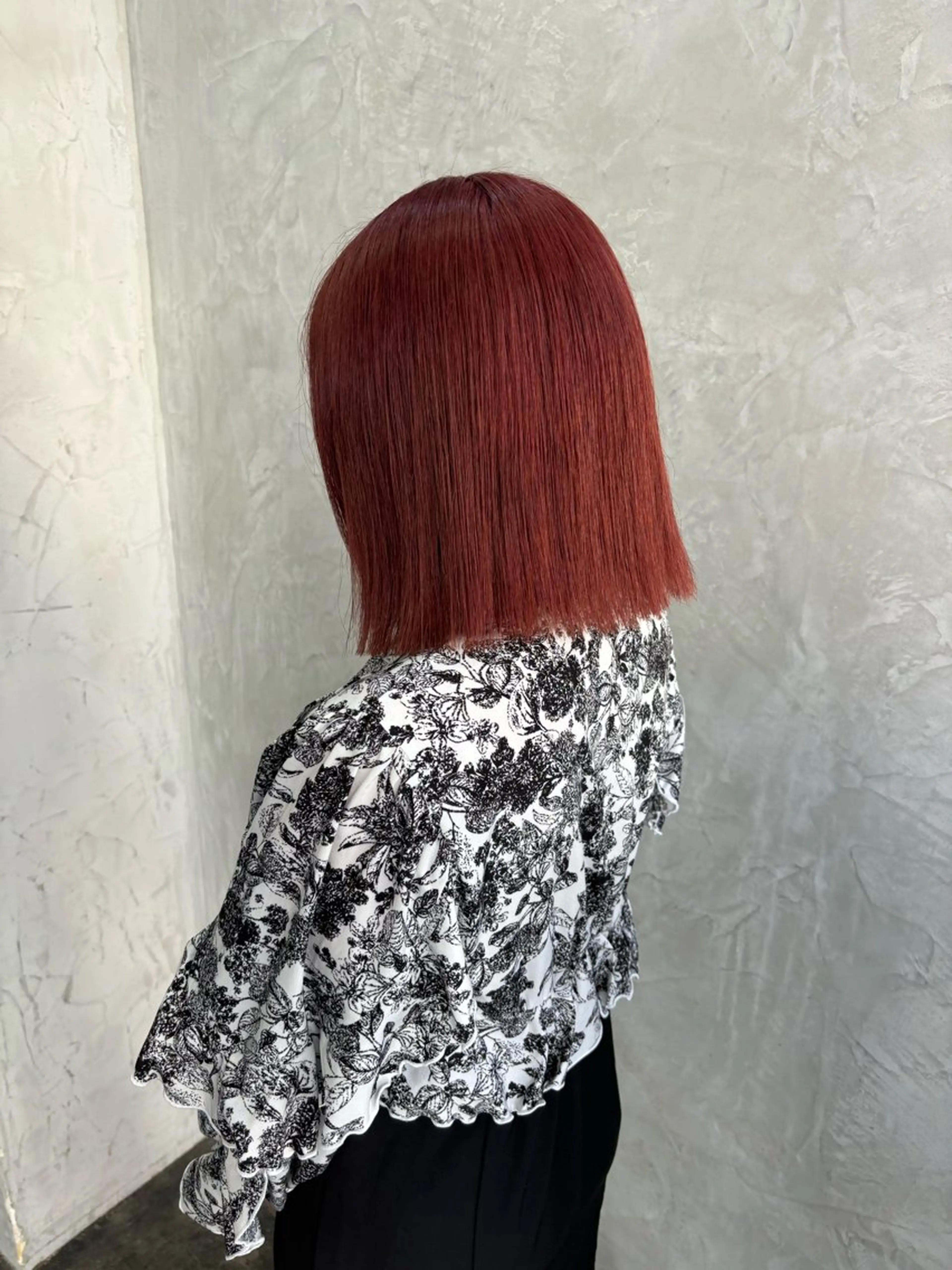 カラー ピンクカラー fudge所属・MaisonHALU 松浦光咲のヘアスタイル