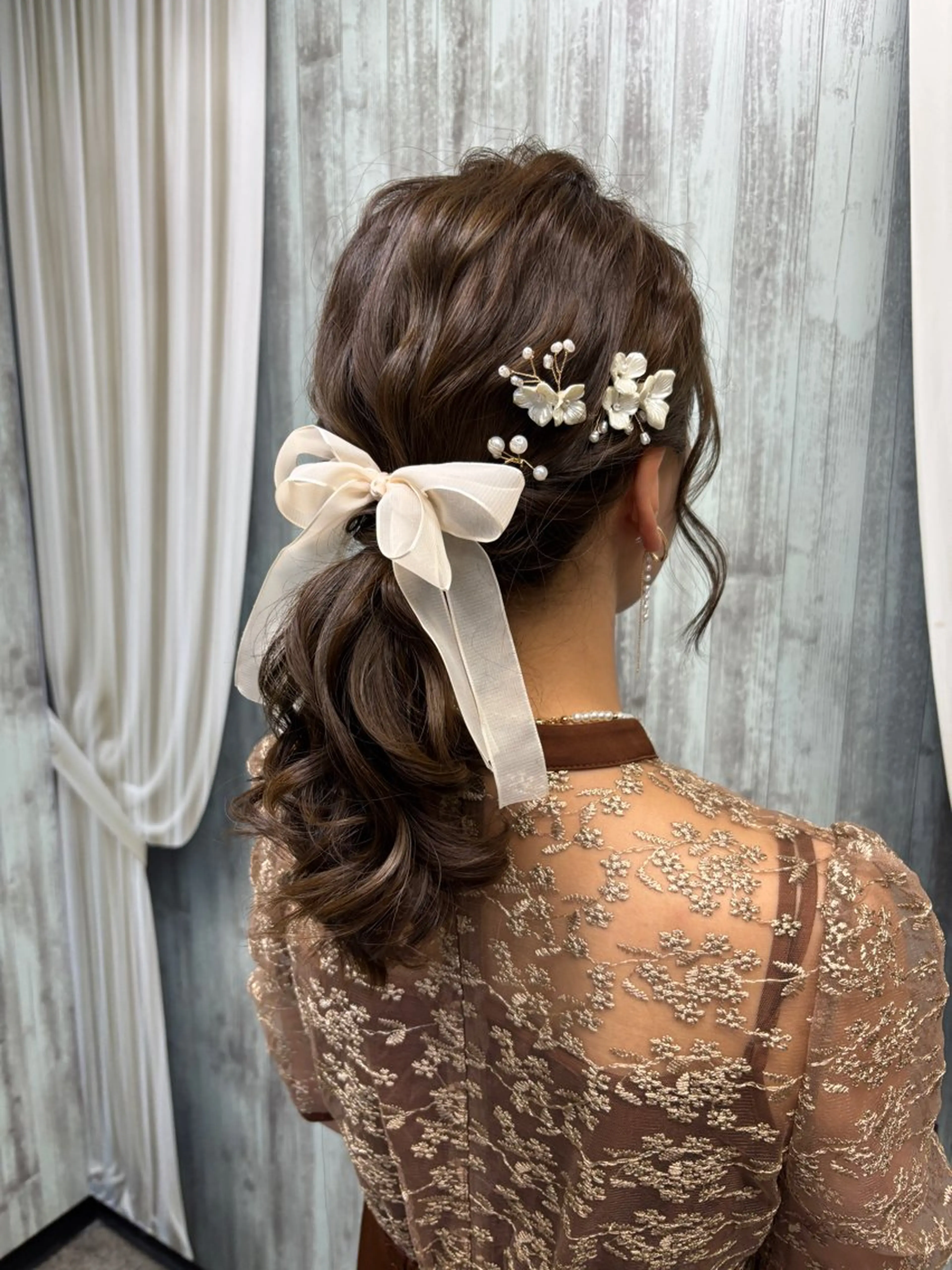 ✨ゆるふわヘアセット💘の写真