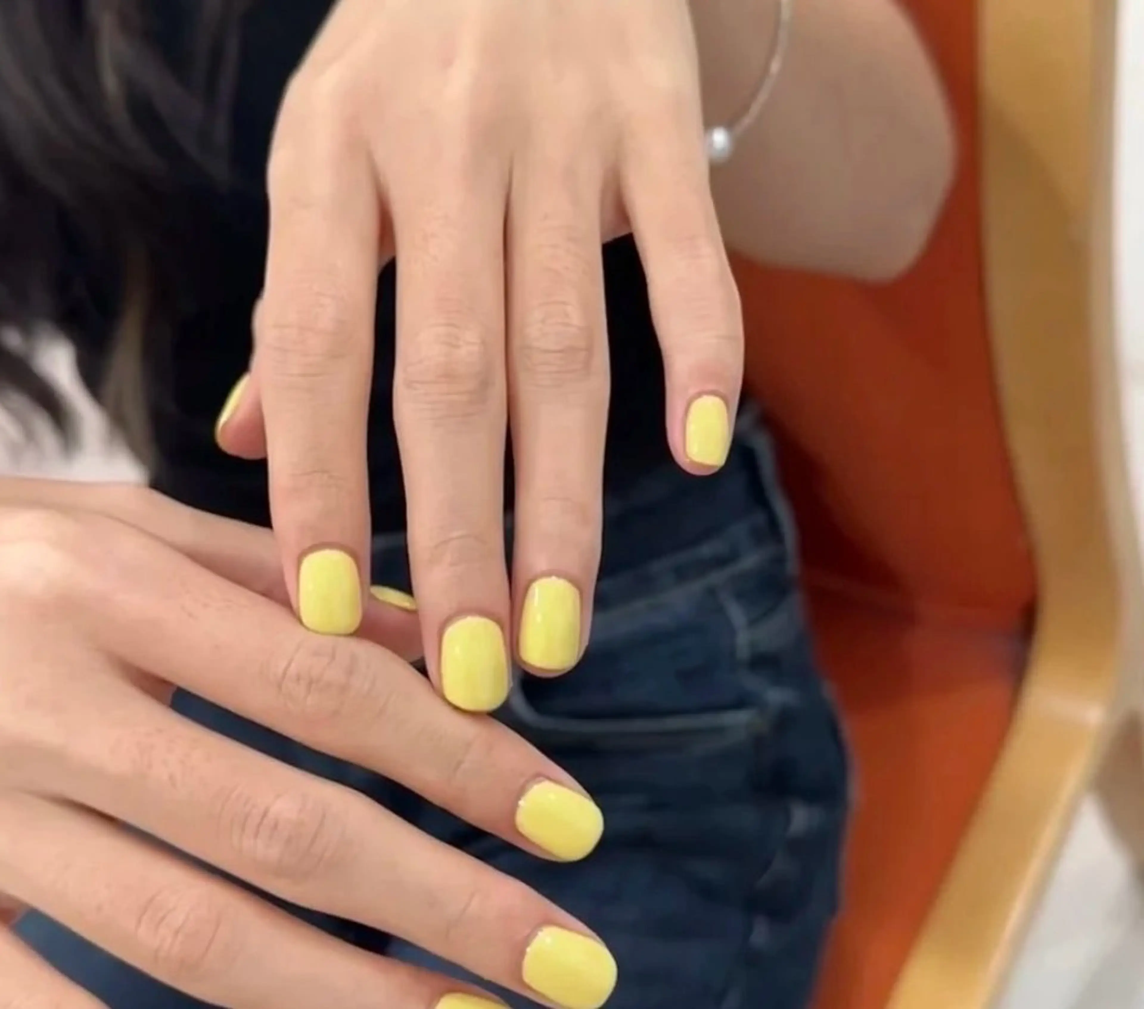ネイル フレンチネイル キラキラネイル ロングネイル スカルプネイル 春ネイル ハンドネイル West coast nail salon所属・Tina ティナのネイルデザイン