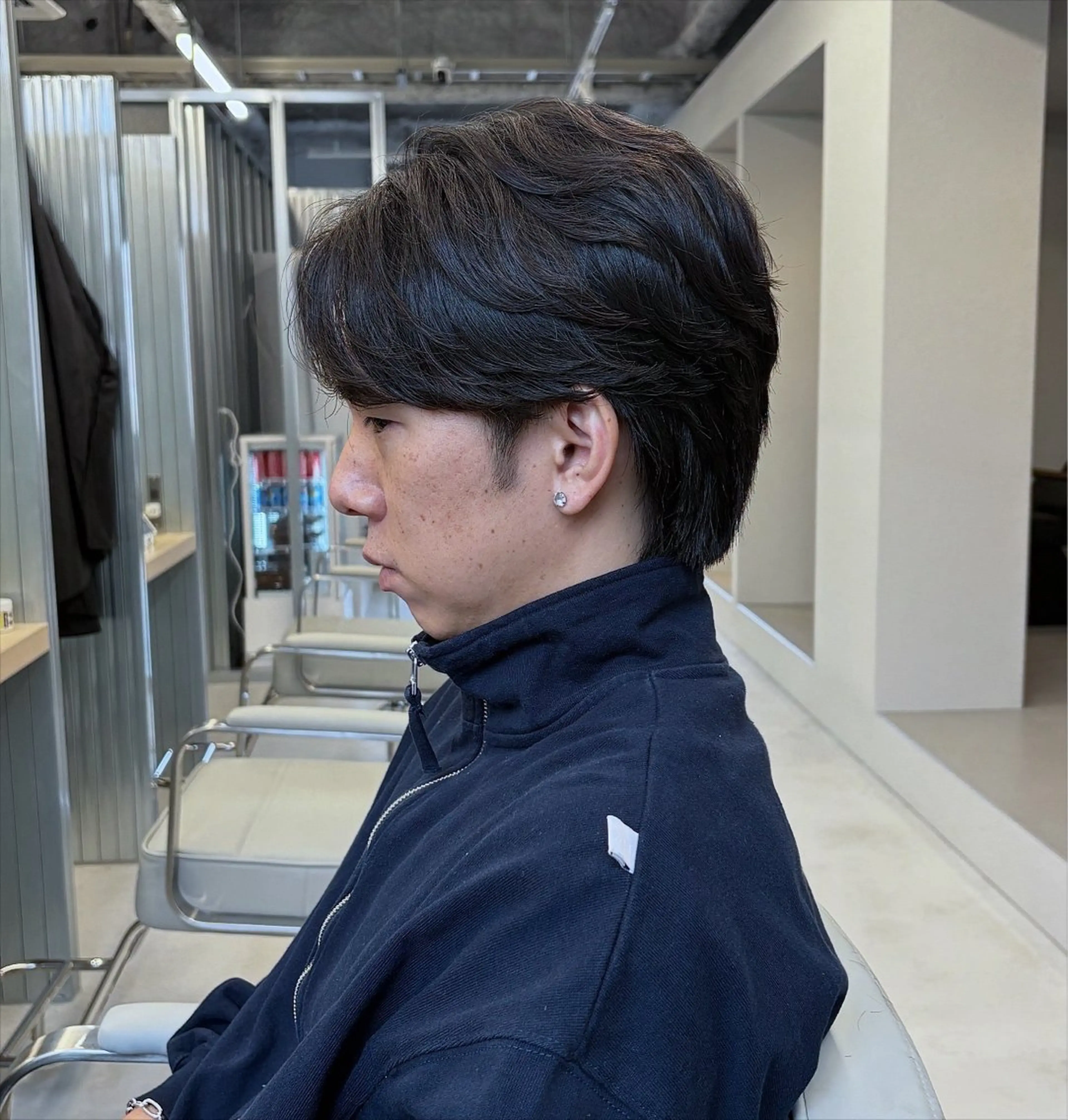 メンズ フェザーパーマ メンズパーマ カット パーマ メンズカット✨ メンズパーマ聖のヘアスタイル