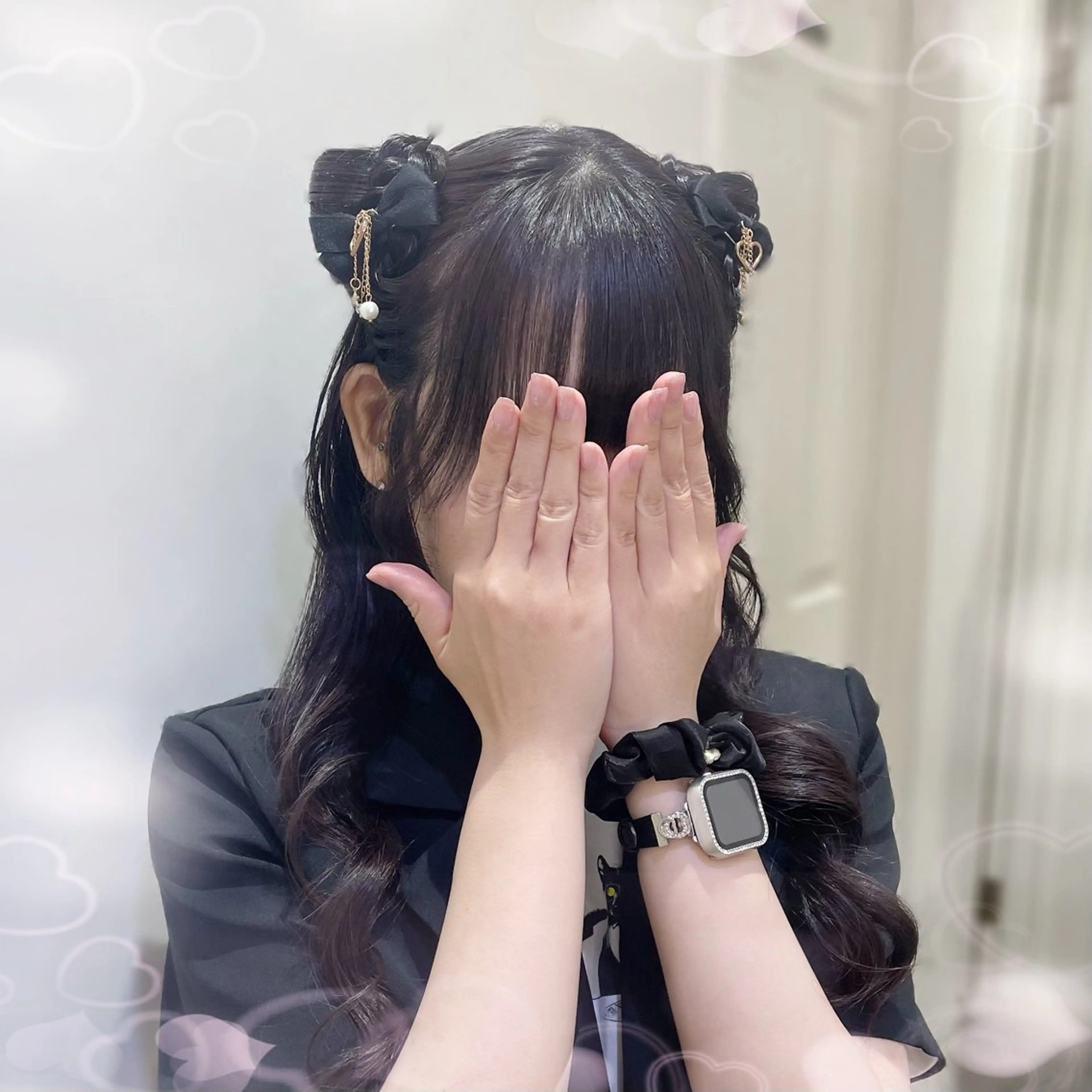 🍼🎀【モデル限定価格】 早朝限定‪🔆‬立体リボン 立体猫耳ヘアメニュー🎀🍼の写真