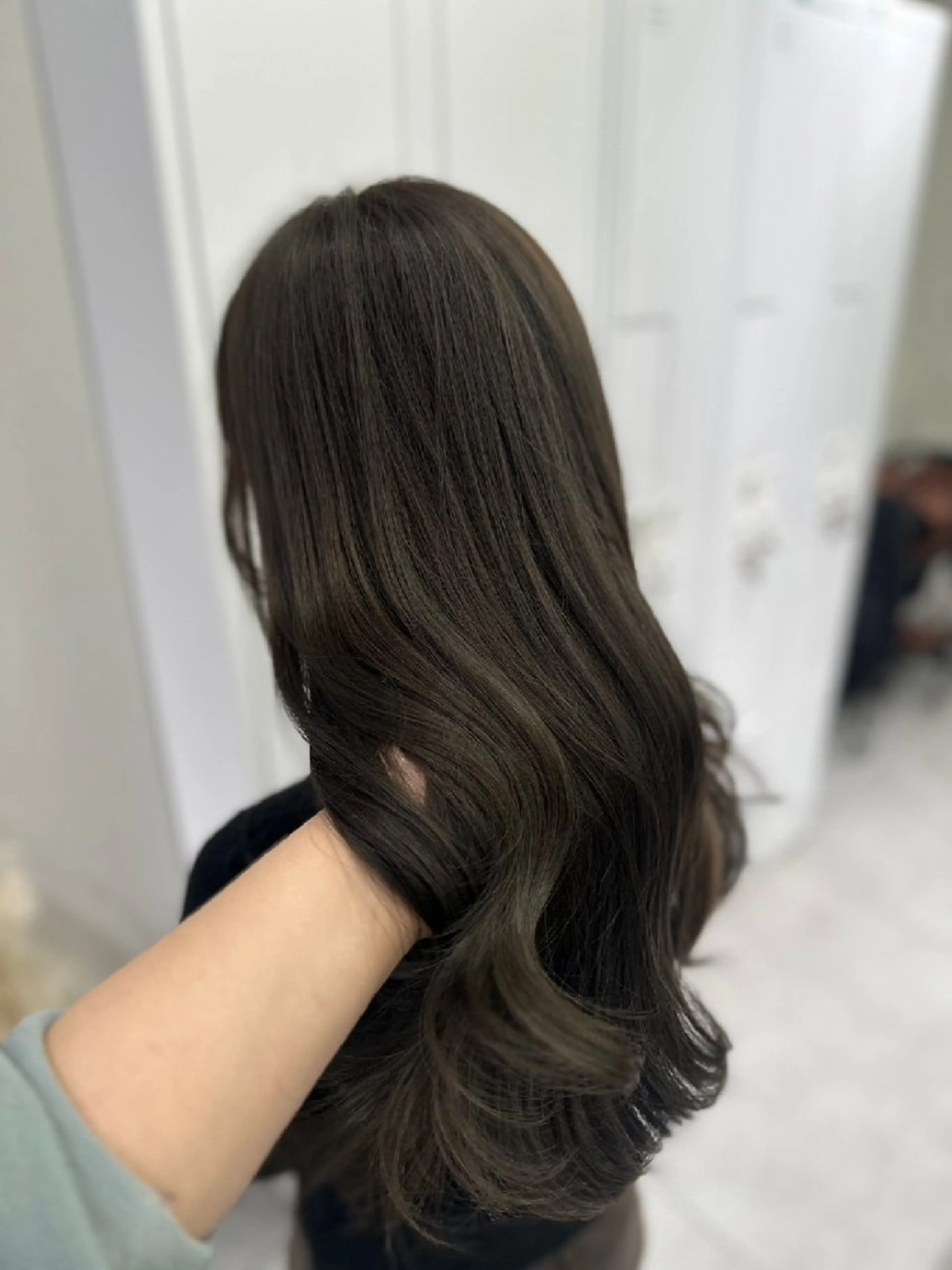 カラー ロング ヘアカラー トリートメント ate.心斎橋 髪質改善のヘアスタイル