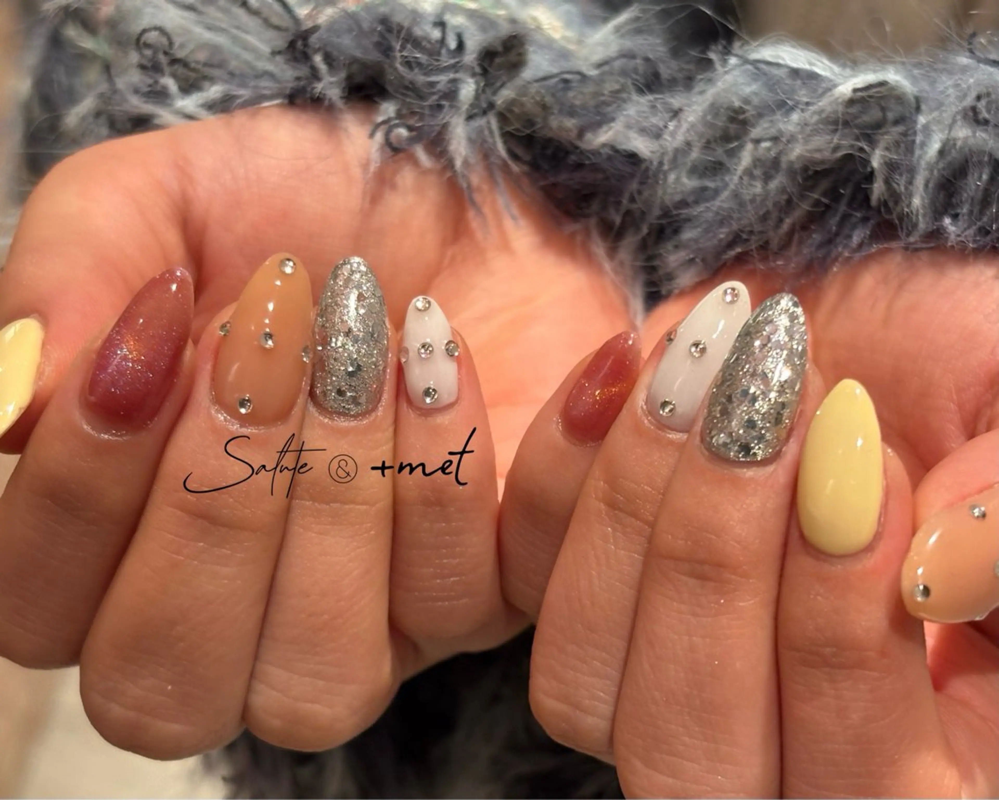 ネイル ハンドネイル 祇園 彩寧のネイルデザイン