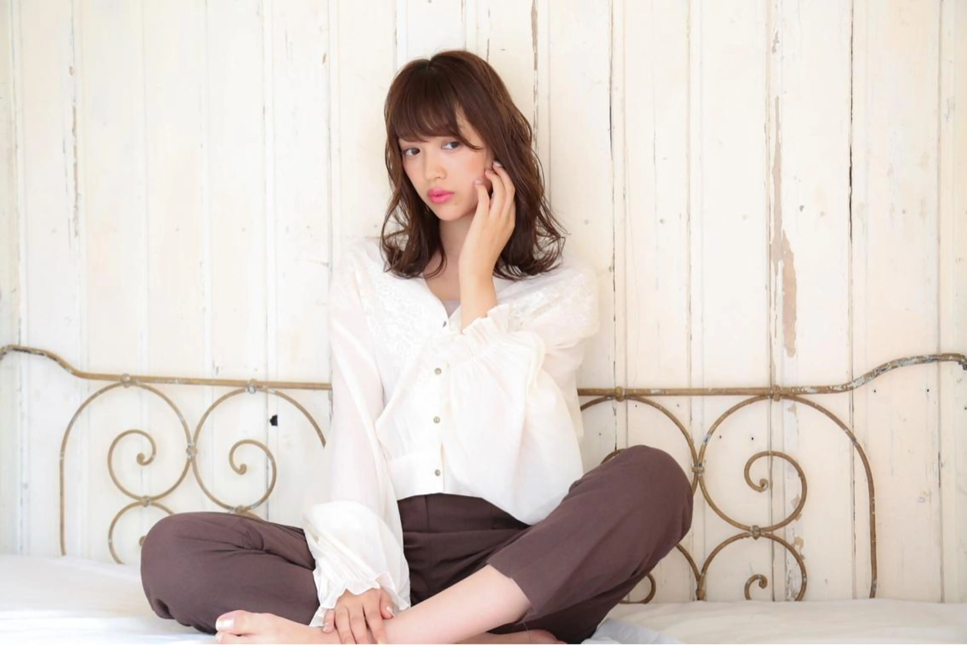 セミロング 石渡このみ 🍊レイヤーカットのヘアスタイル