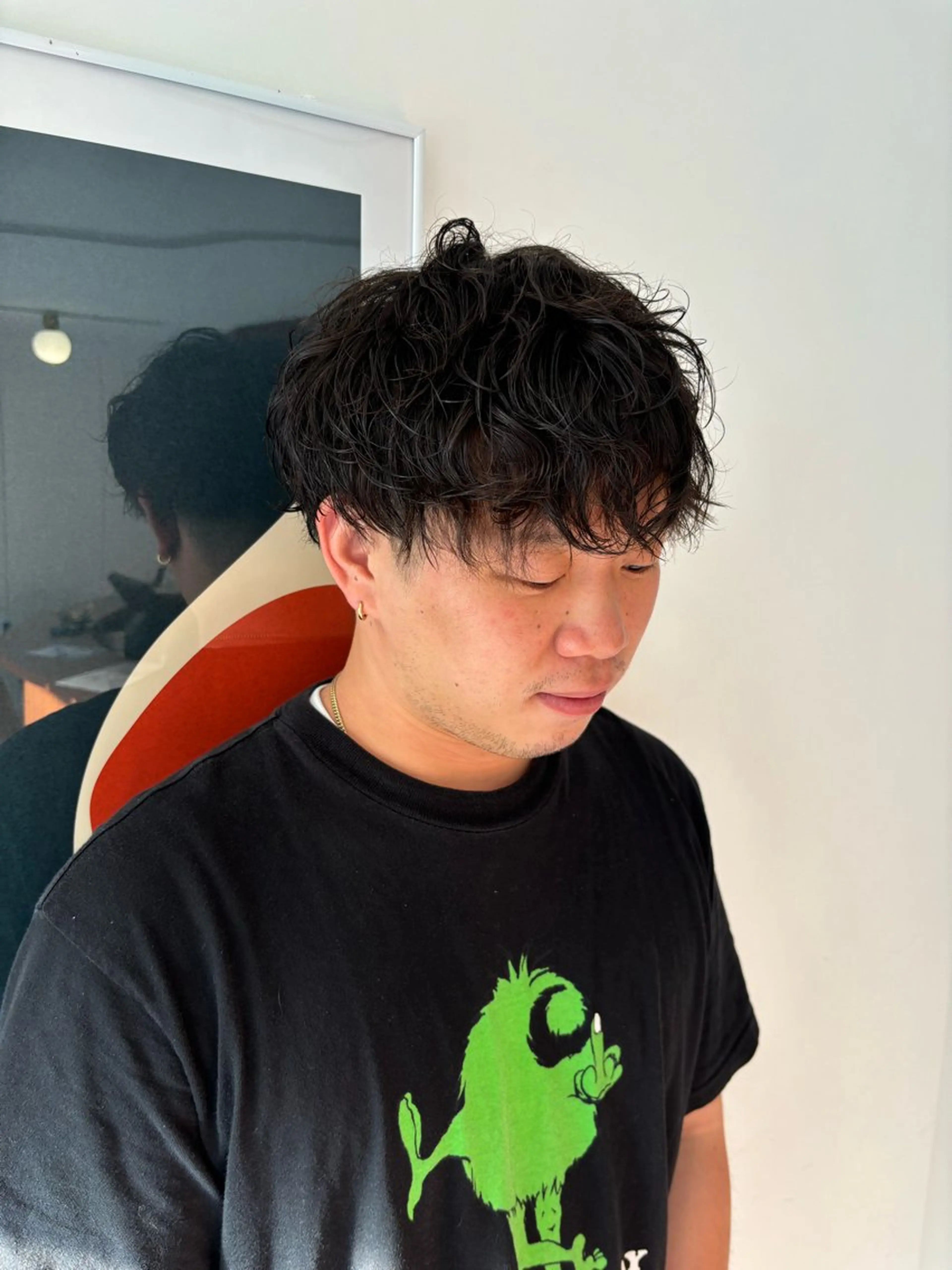 メンズカット＋パーマの写真