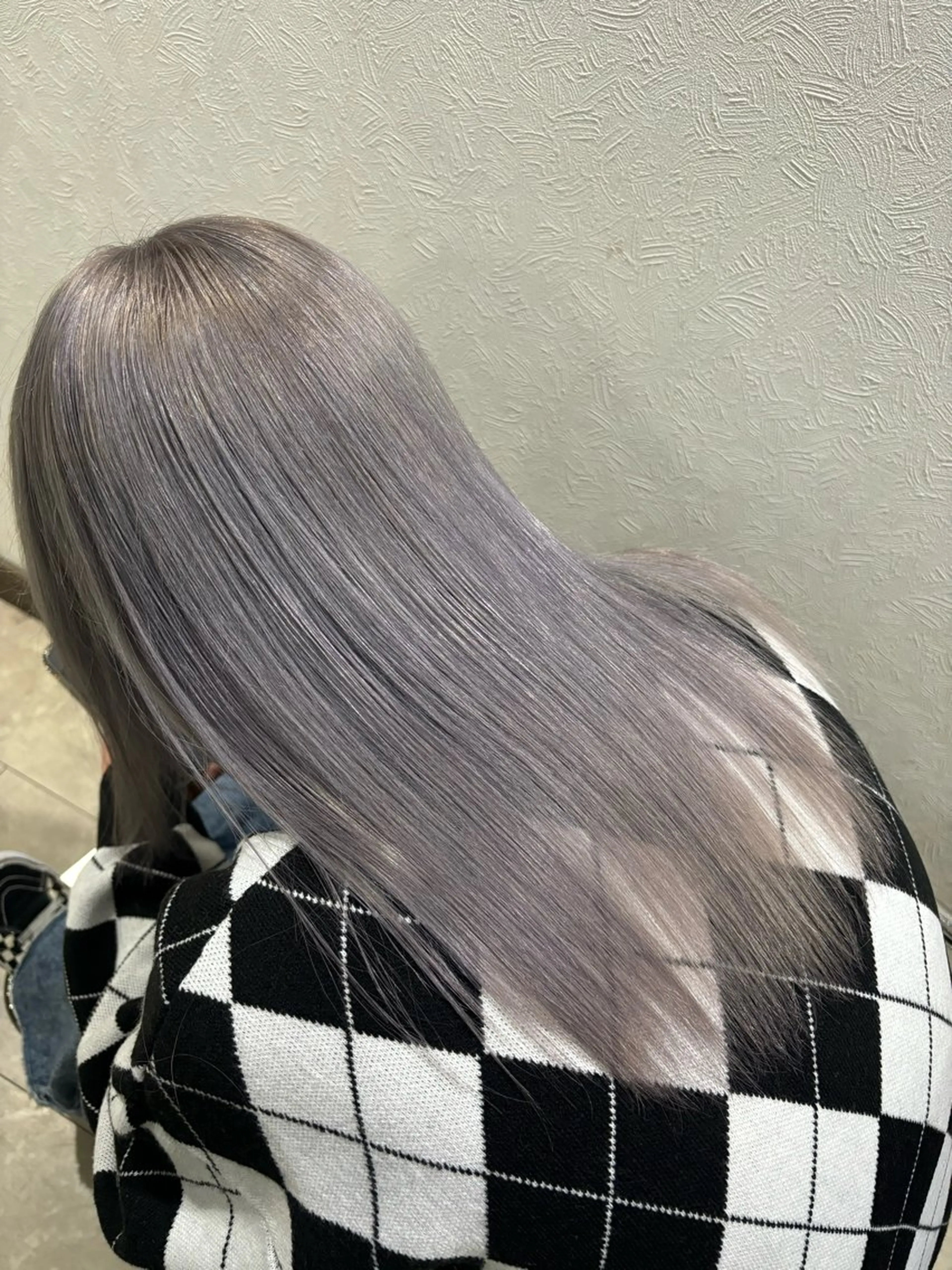 セミロング カラー 中嶋心渚⌇透明感 カラー🎀‪⟡.*のヘアスタイル
