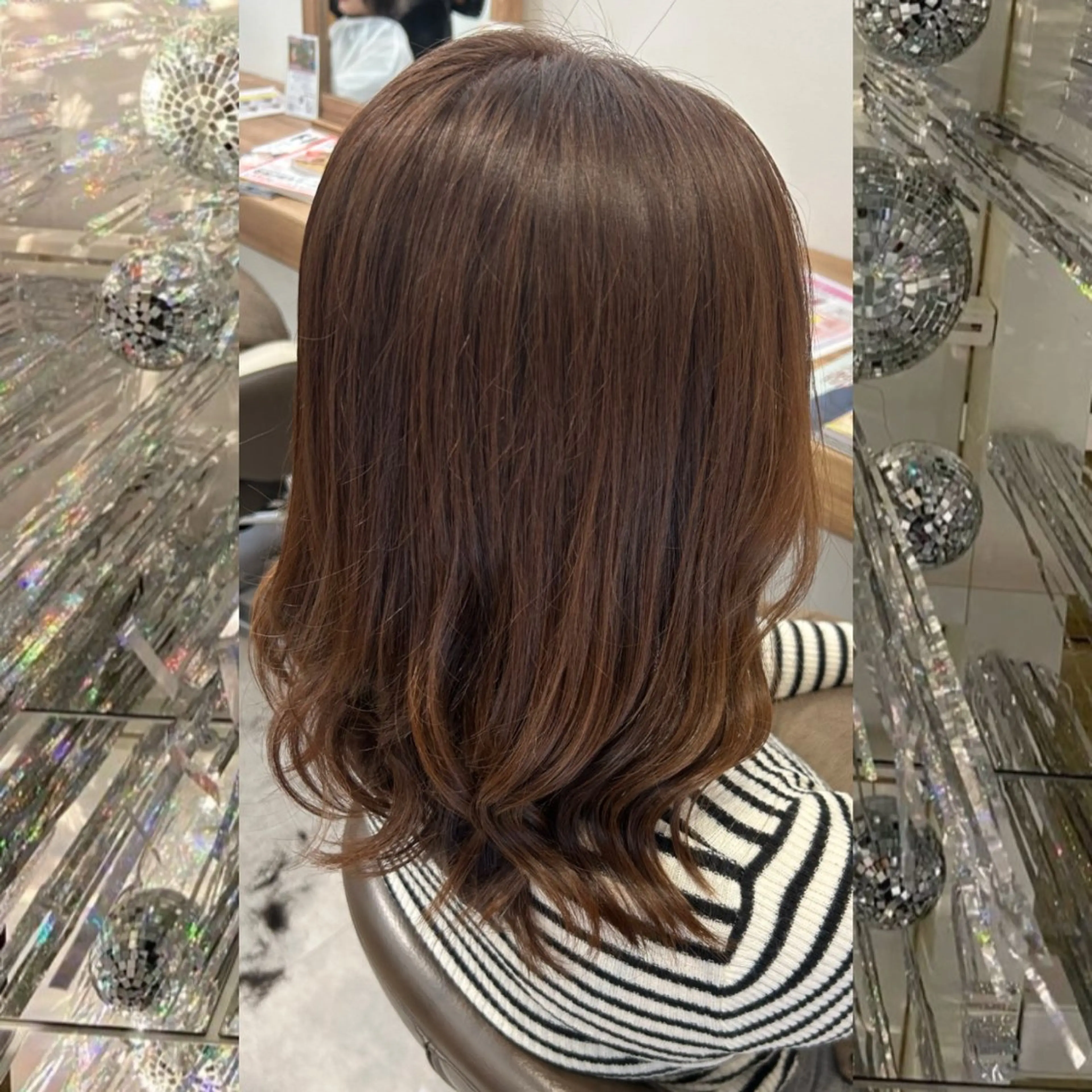 カラー ベージュカラー ヘアカラー 渡邊 玲来のヘアスタイル